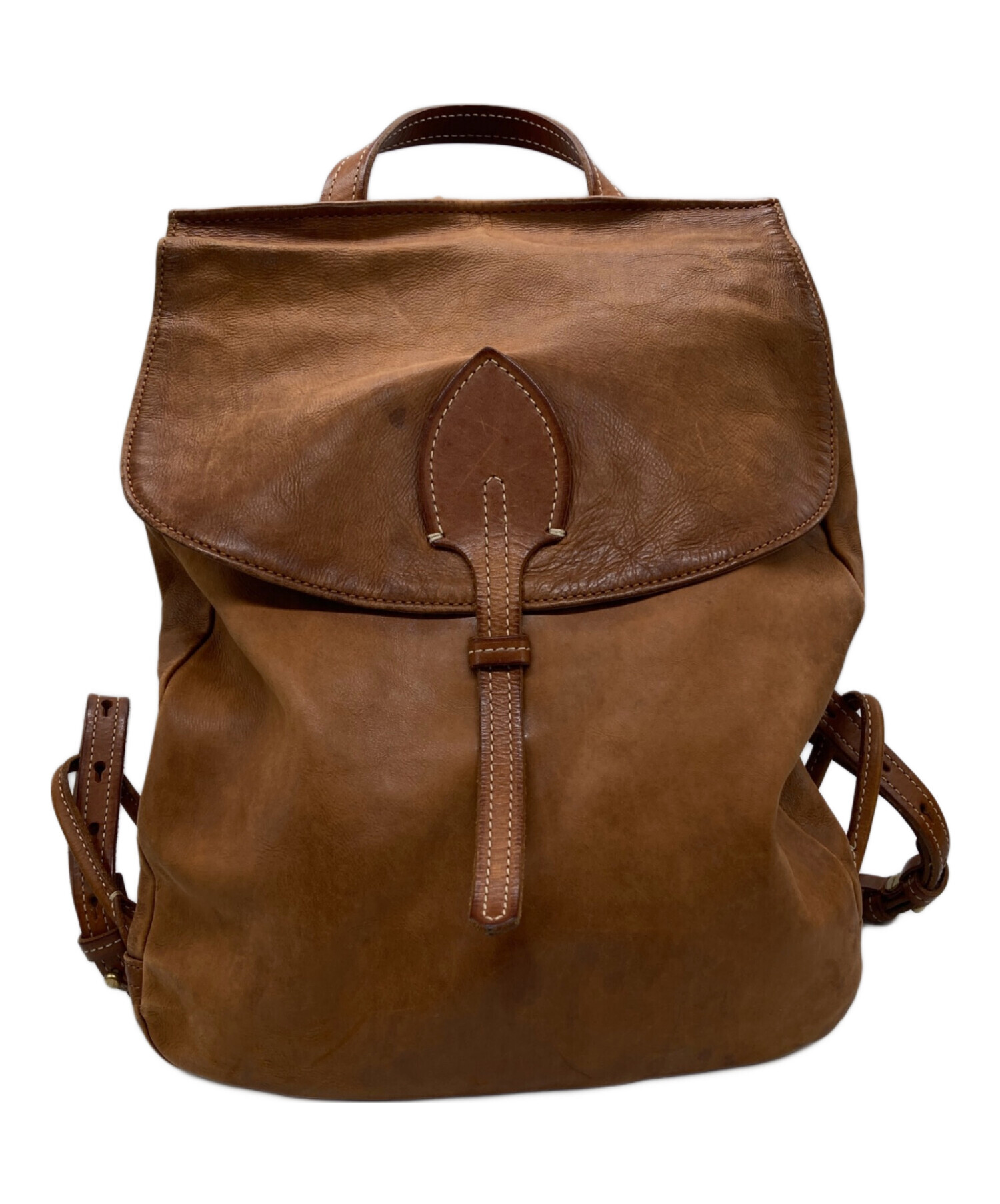 中古・古着通販】genten (ゲンテン) アビラⅡレザーリュック