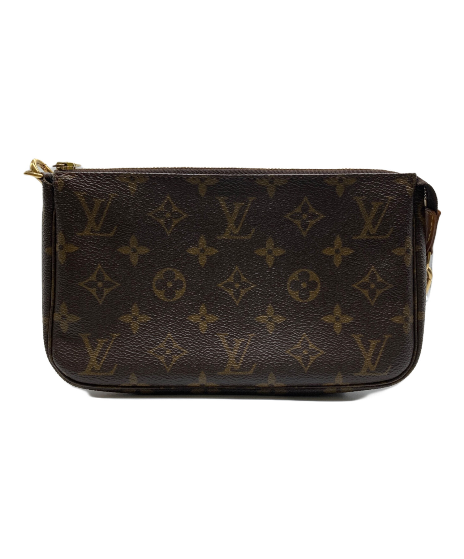 【訳アリ】Louis Vuitton ショルダーバッグ ブラック/ブラウン 中古・古着通販】LOUIS VUITTON (ルイ ヴィトン) ショルダーバッグ