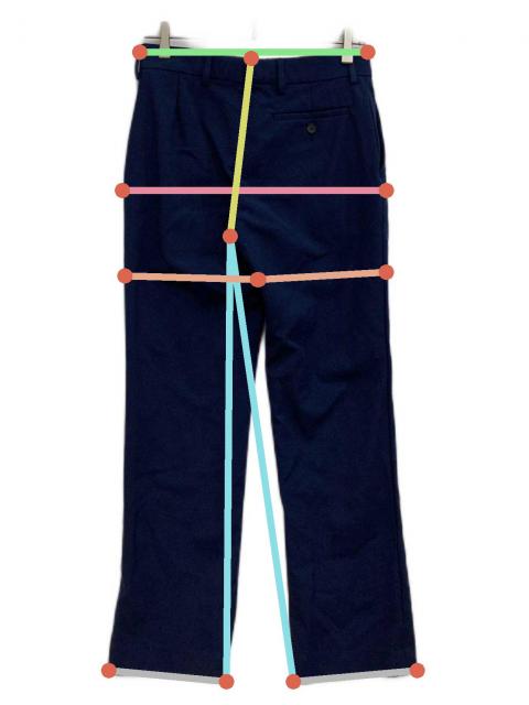 p*u様 BALENCIAGA バレンシアガ 21ss イージー スラックス パ 中古・古着通販】BALENCIAGA (バレンシアガ) BB刺繍スラックス