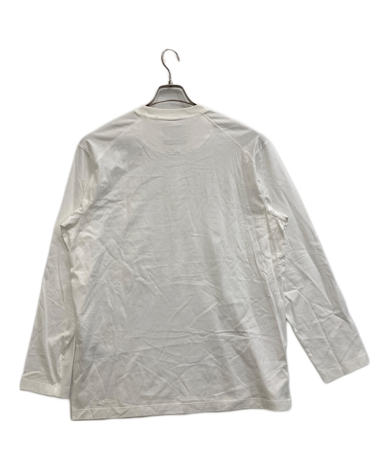 中古・古着通販】Y-3 (ワイスリー) 長袖カットソー ホワイト サイズ:M 