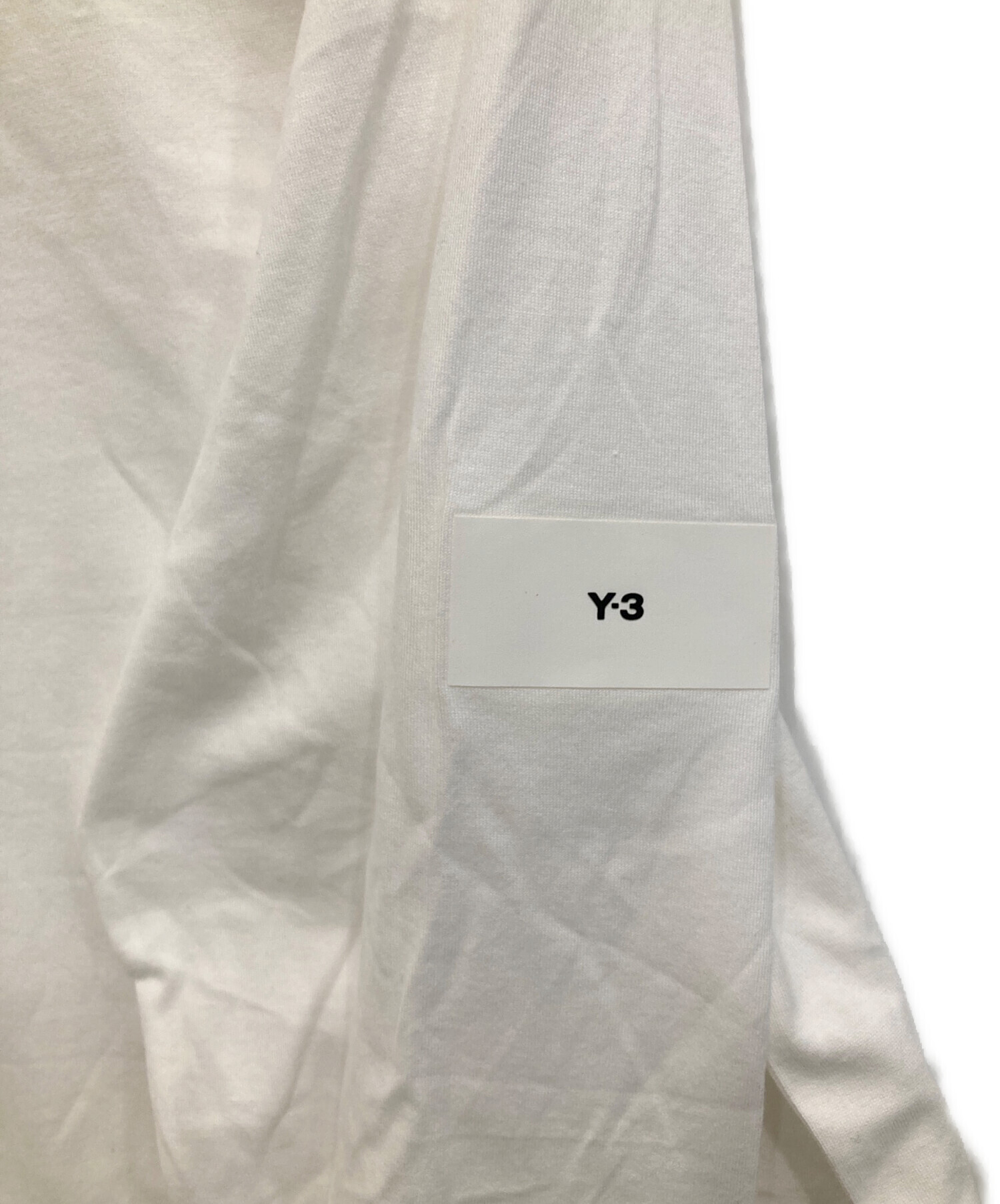 中古・古着通販】Y-3 (ワイスリー) 長袖カットソー ホワイト サイズ:M 
