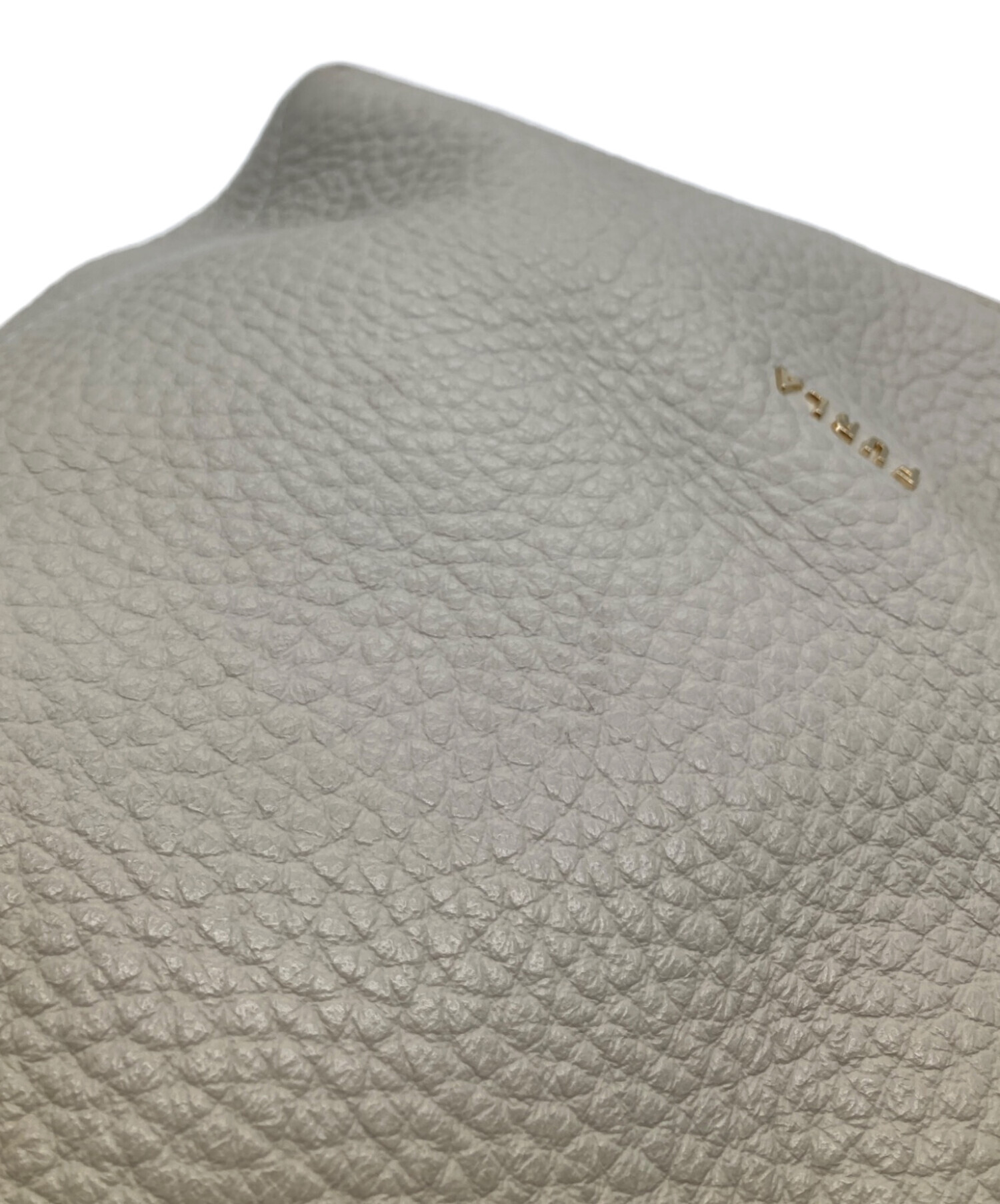 未使用保管品　FURLA METI トートバッグ　肩がけ　ロゴ金具　グレー 中古・古着通販】FURLA (フルラ) トートバッグ グレー｜ブランド・古着