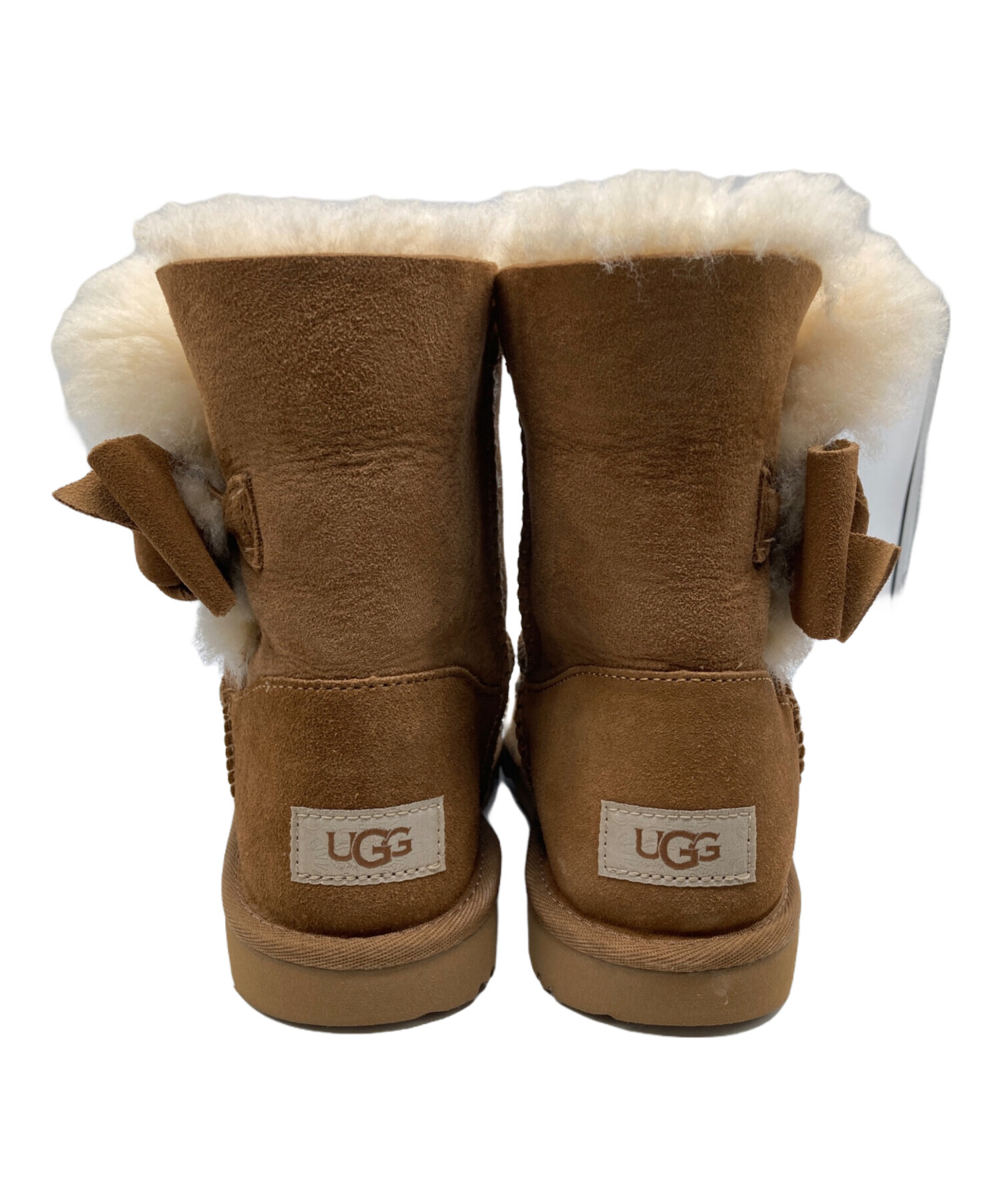【新品未使用】UGG ブラウン ムートンブーツ 22.5センチ　定価29700円 中古・古着通販】UGG (アグ) ムートンブーツ ブラウン サイズ:22.5cm