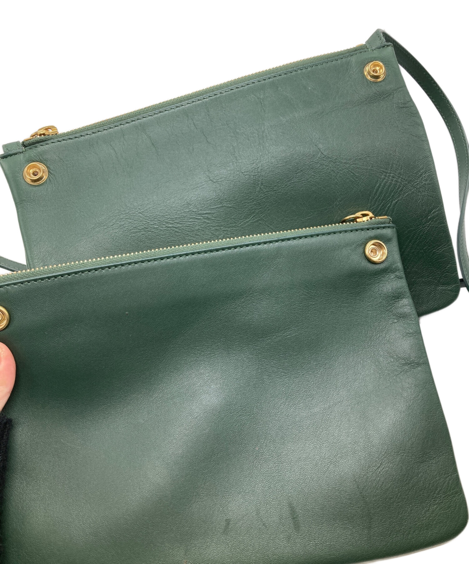 中古・古着通販】CELINE (セリーヌ) トリオラージショルダーバッグ