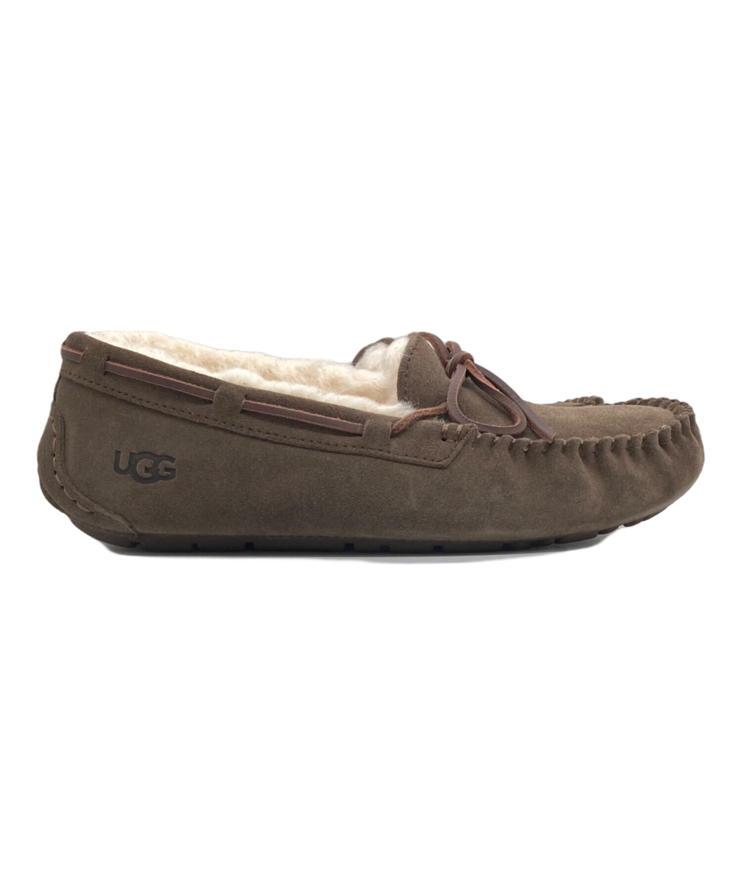 中古・古着通販】UGG (アグ) モカシンシューズ ブラウン サイズ:25