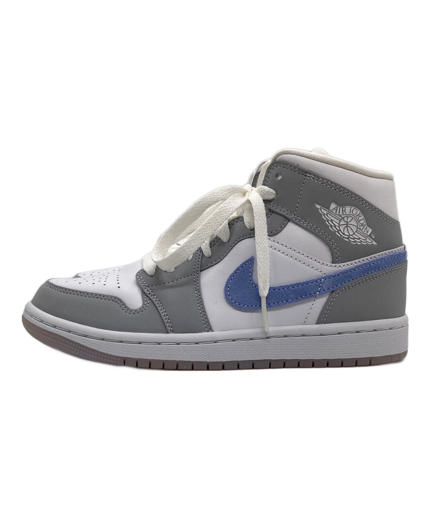 中古・古着通販】NIKE (ナイキ) WMNS AIR JORDAN 1 MID WOLF GREY 