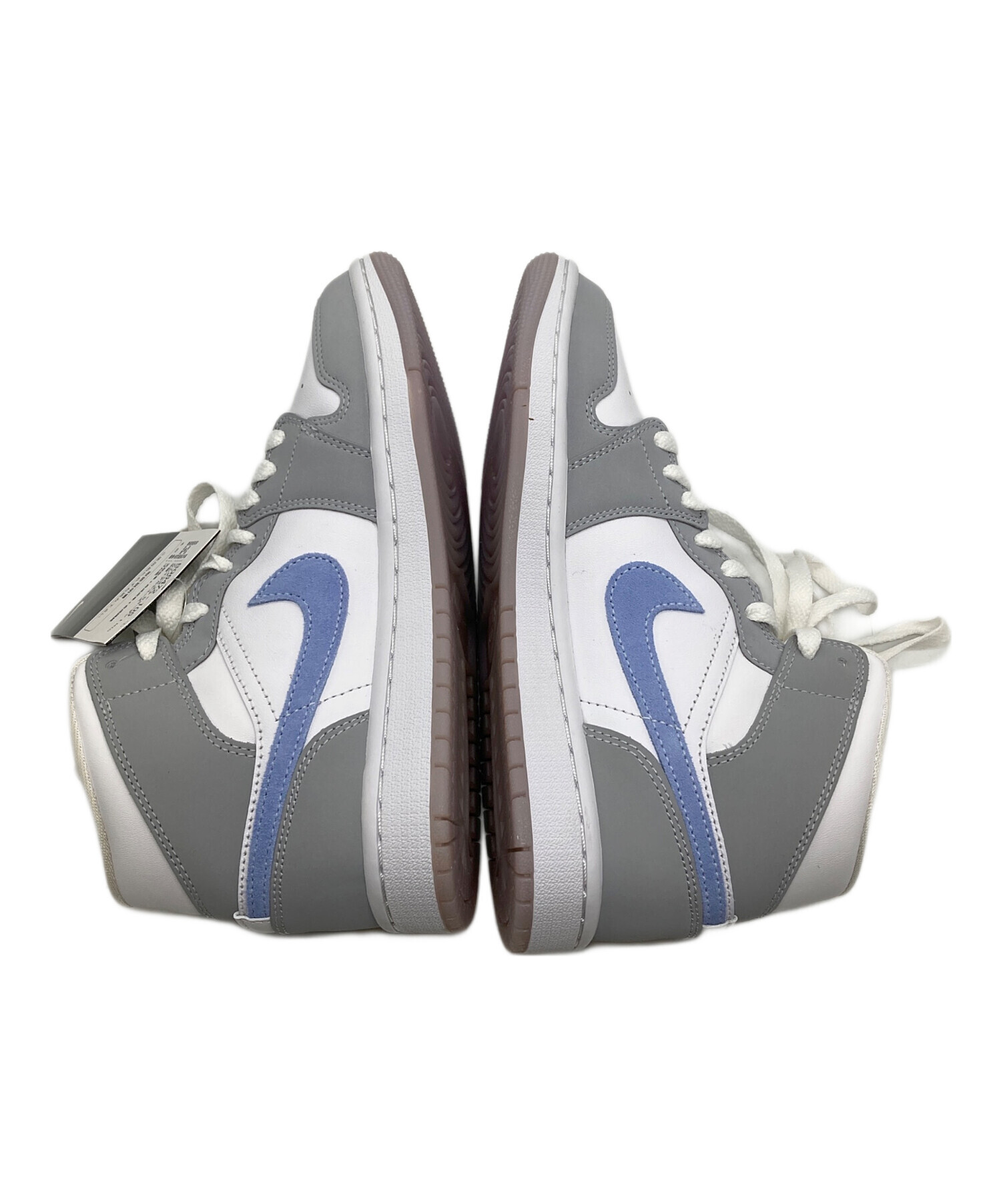 中古・古着通販】NIKE (ナイキ) WMNS AIR JORDAN 1 MID WOLF GREY 
