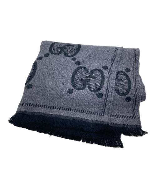 中古・古着通販】GUCCI (グッチ) GGウールジャカードスカーフマフラー