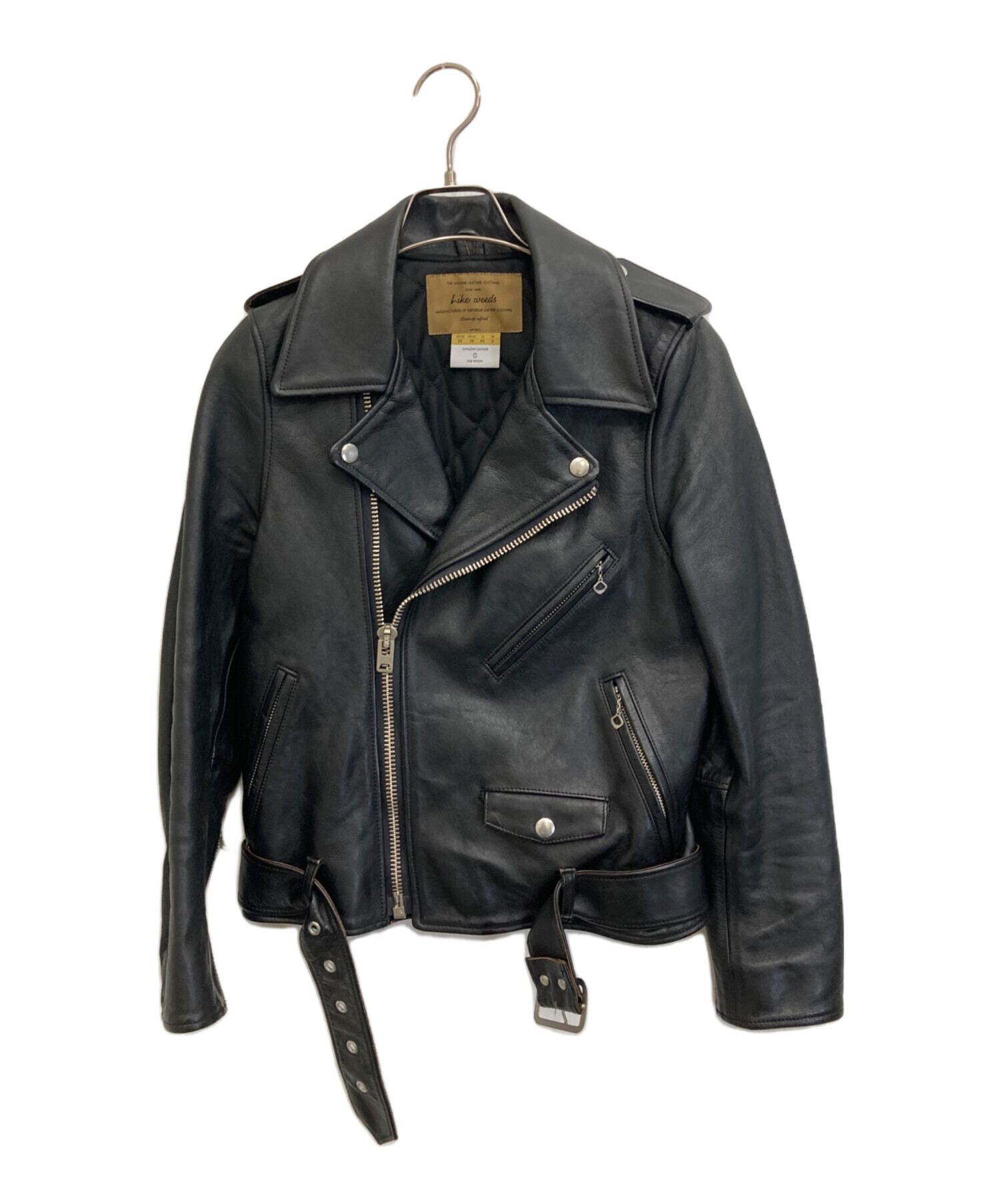 中古・古着通販】Like Weeds (ライクウィーズ) レザーライダース