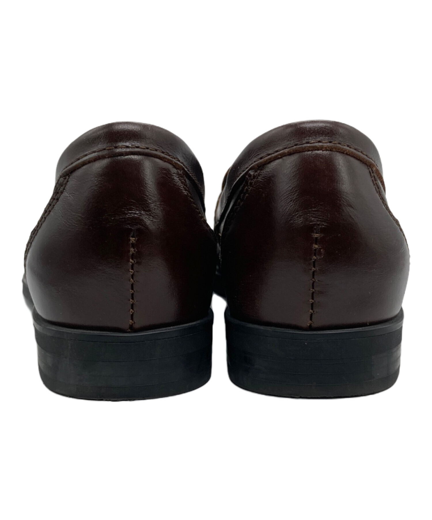 中古・古着通販】ENESS (エネス) コインローファー ブラウン サイズ:37