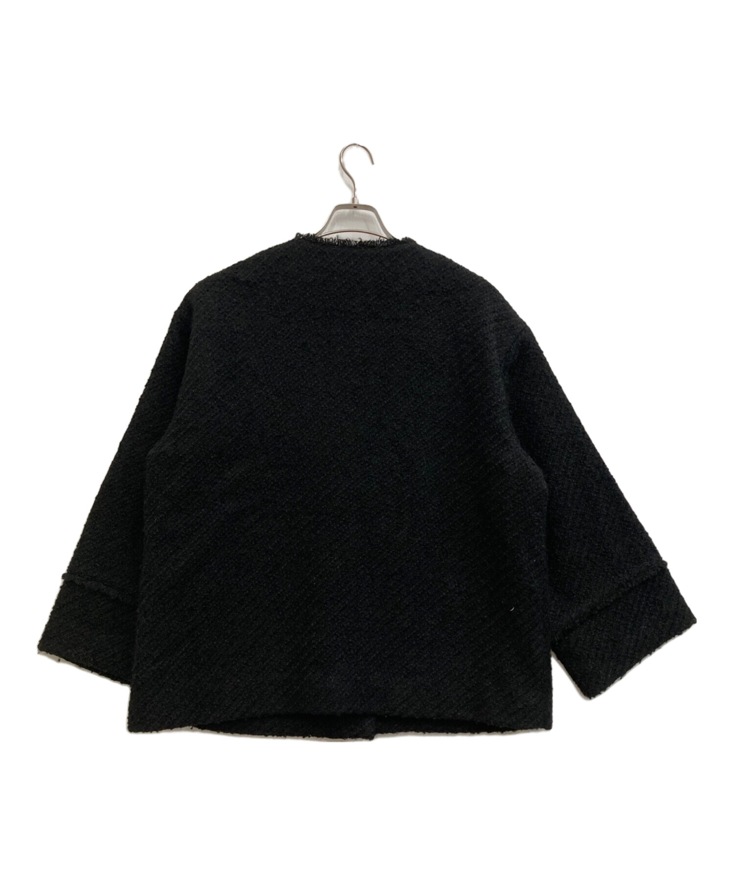 未使用Loungedress ラウンジドレス ツイードジャケット　ブラック ツイードジャケット | LOUNGEDRESS(ラウンジドレス)レディース | PAL