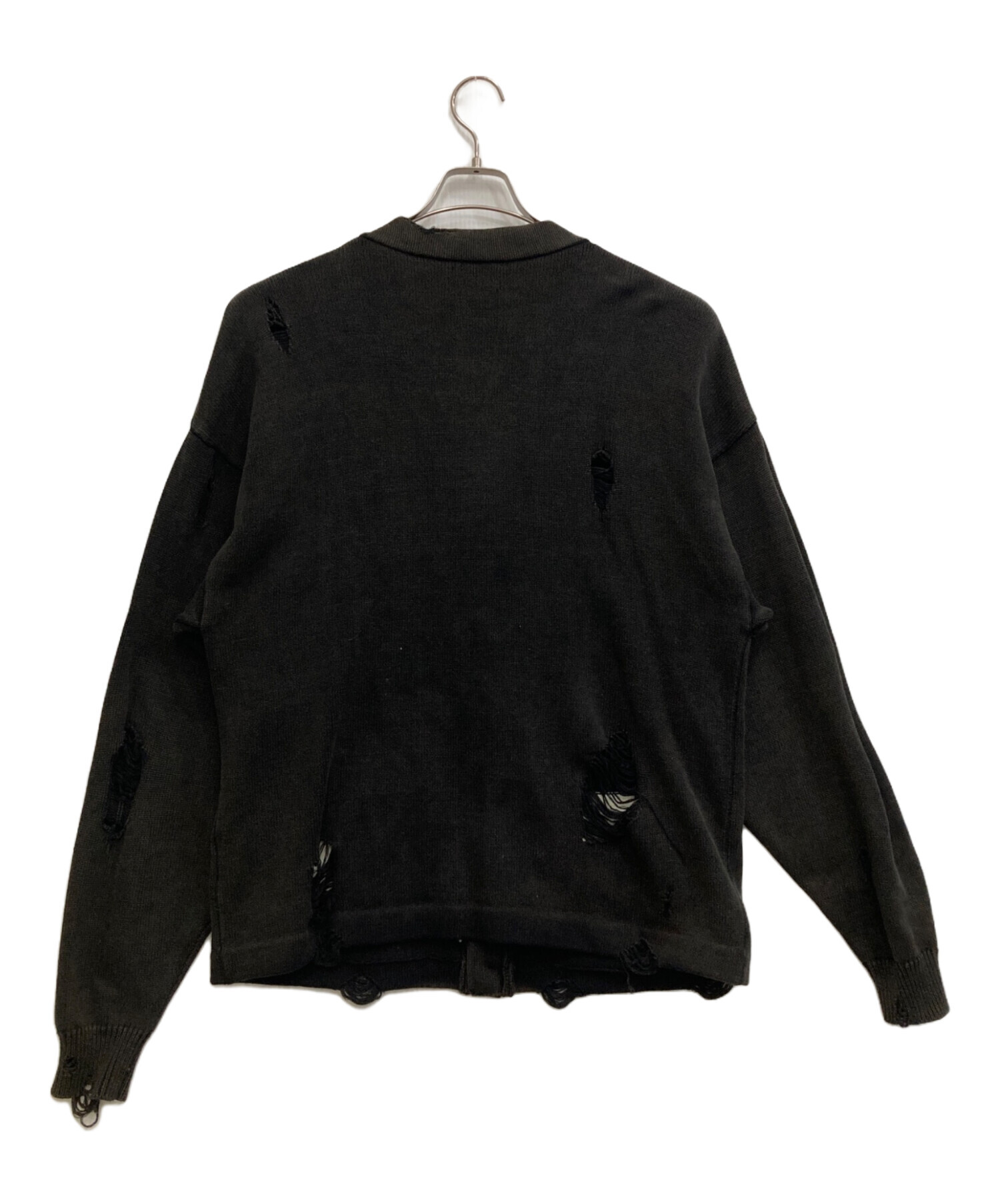 中古・古着通販】BREATH (ブレス) クラッシュニットカーディガン 