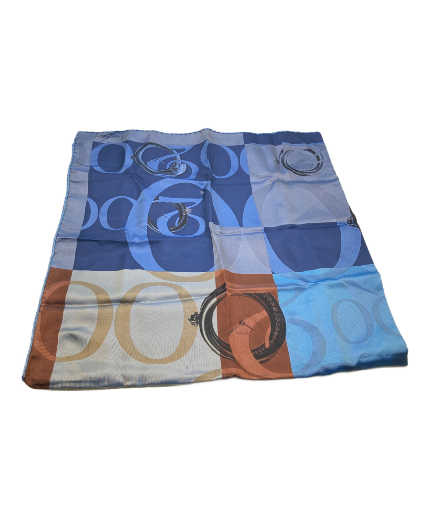 中古・古着通販】Cartier (カルティエ) 時計柄シルクスカーフ