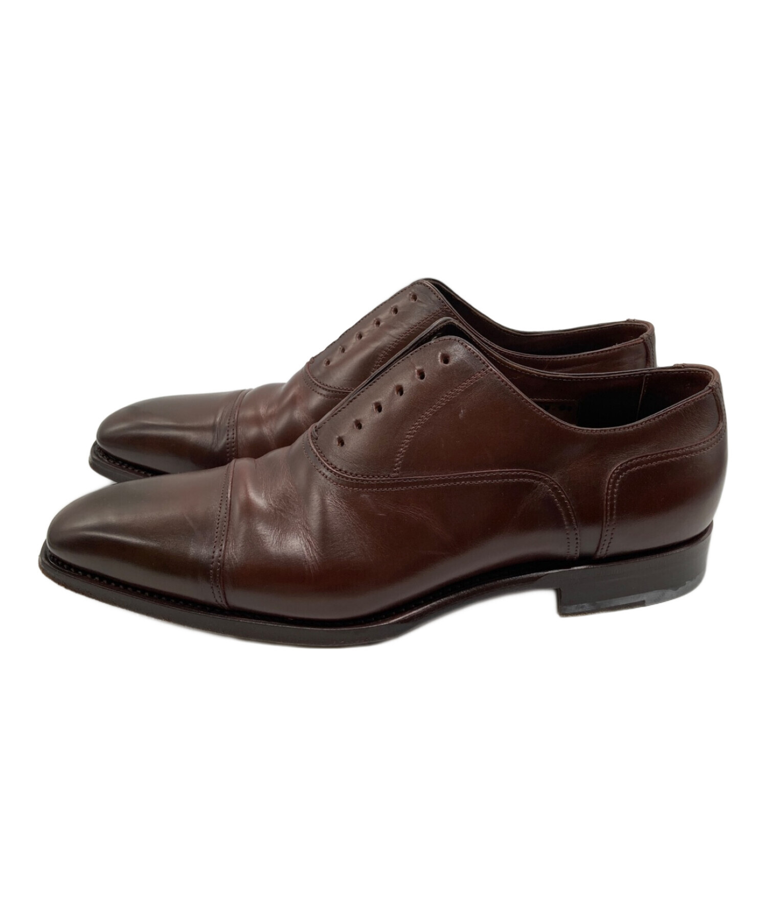 Santoni（サントーニ） ブラウン ドレスシューズ 中古・古着通販】Santoni (サントーニ) ドレスシューズ ブラウン