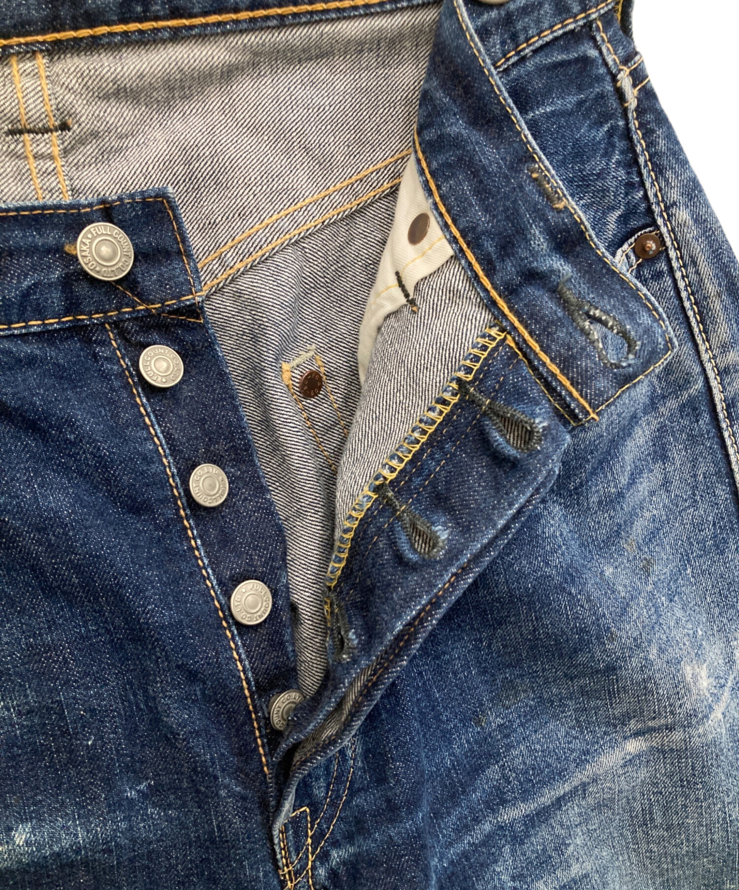 中古・古着通販】FULLCOUNT (フルカウント) デニムパンツ インディゴ