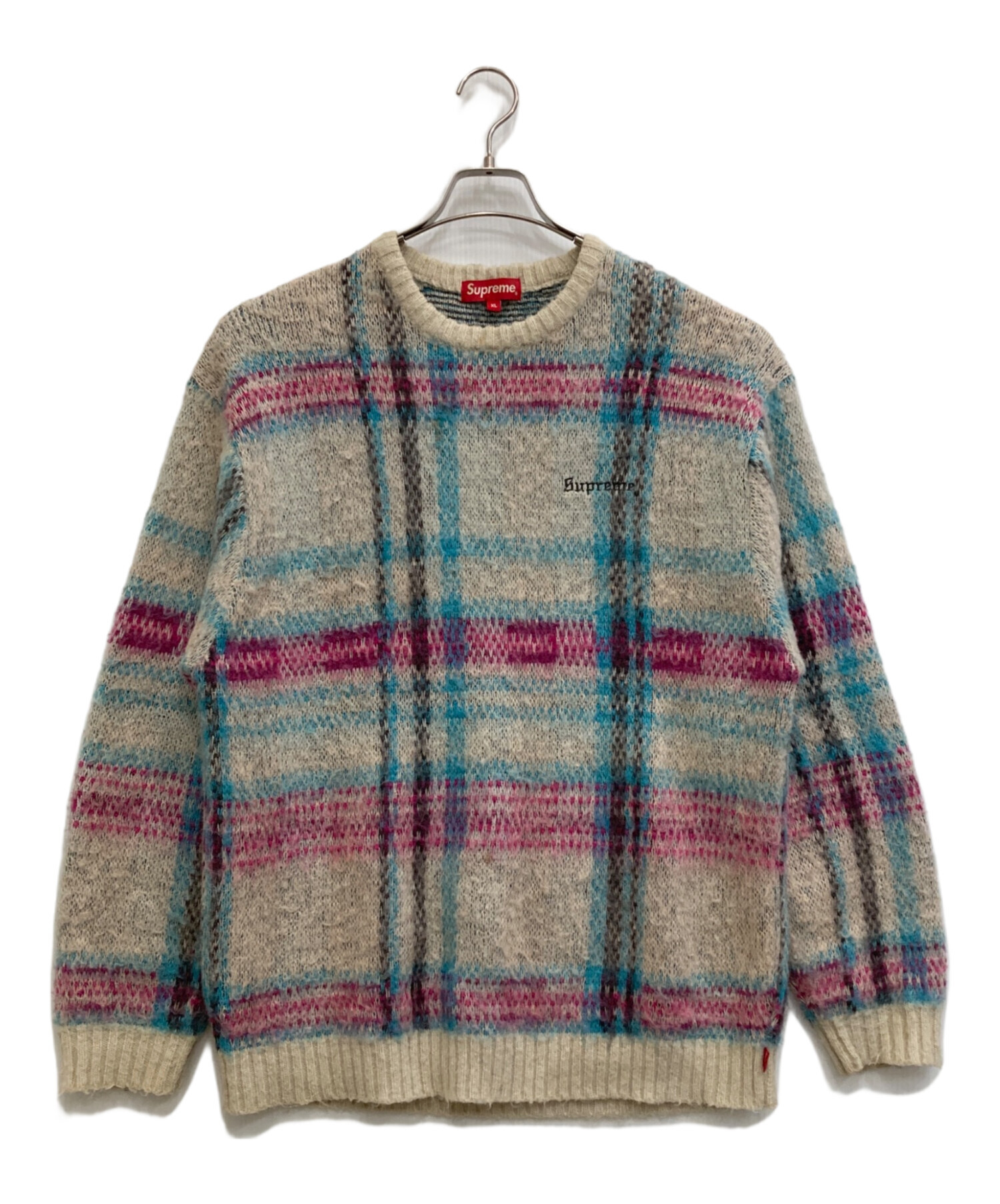 FW20 Supreme Brushed Plaid Sweater Mサイズ Supreme Brushed Plaid Sweater (FW20) - $148
