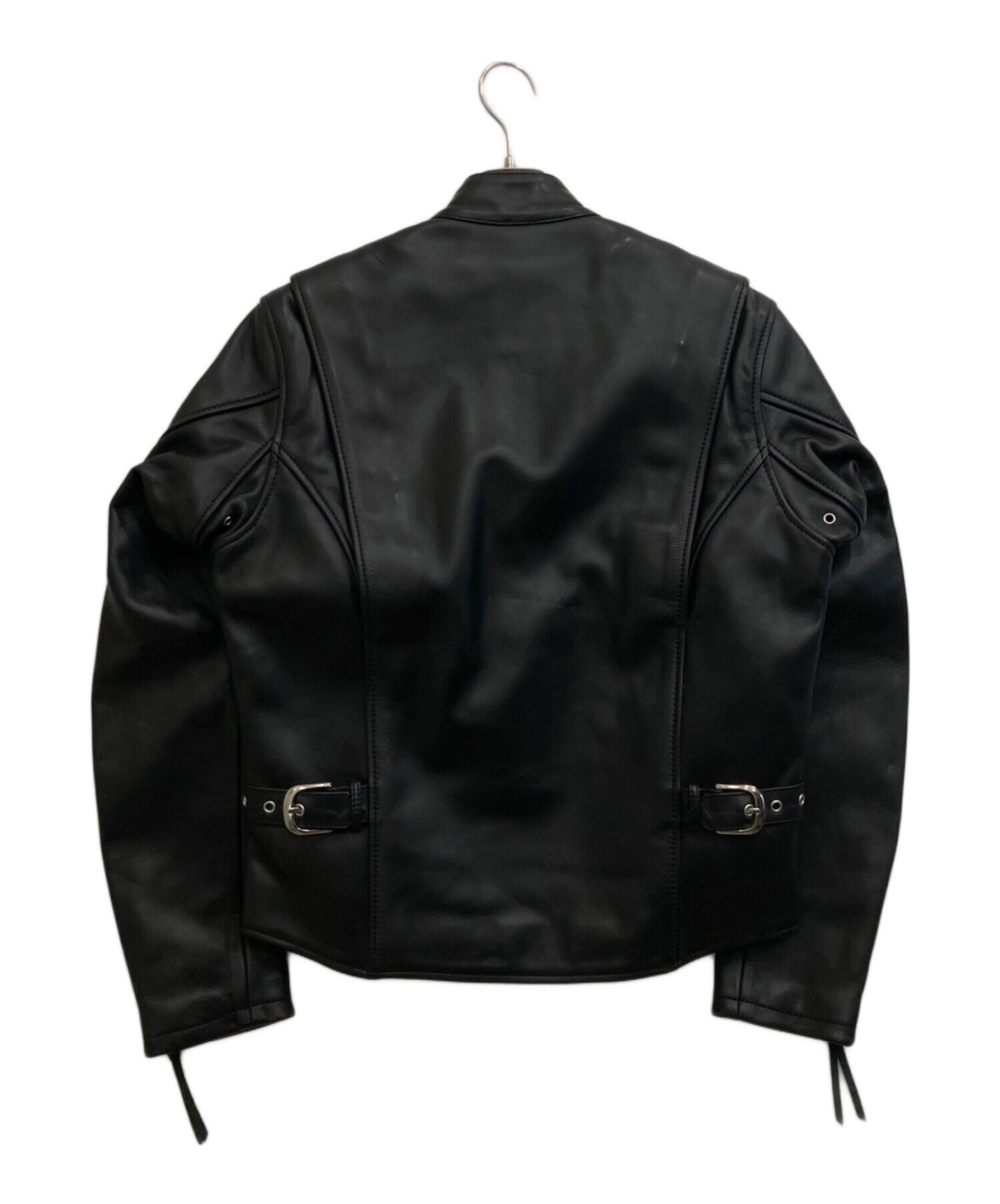 【値下げ中】KADOYA シングルライダースジャケット M 中古・古着通販】KADOYA (カドヤ) レザーシングルライダースジャケット