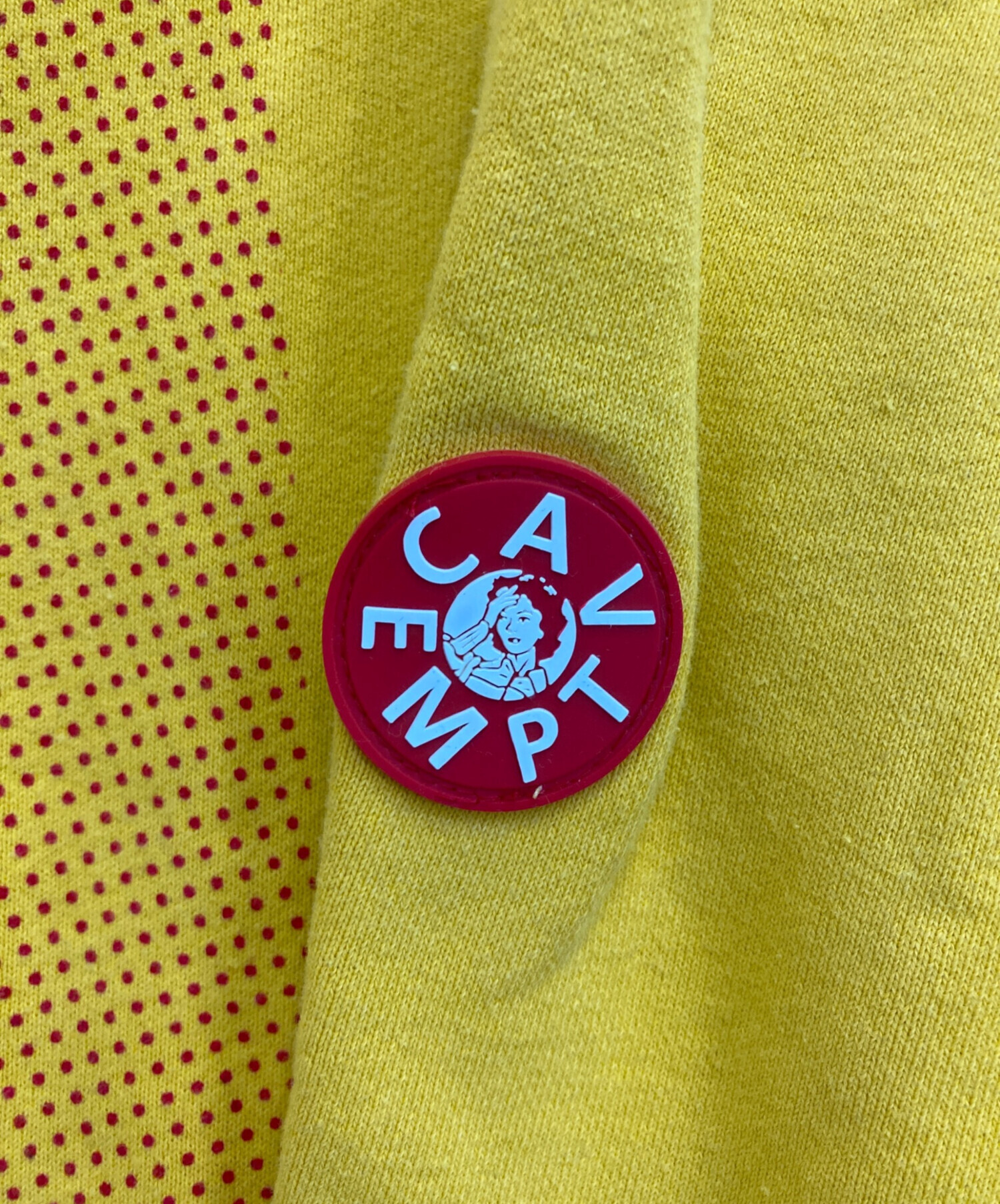 C.E シーイー スウェット バイカラー トレンドデザイン イエロー ロゴ有り 中古・古着通販】C.E (シーイー) OVERDYE AS T-VERT CREW NECK