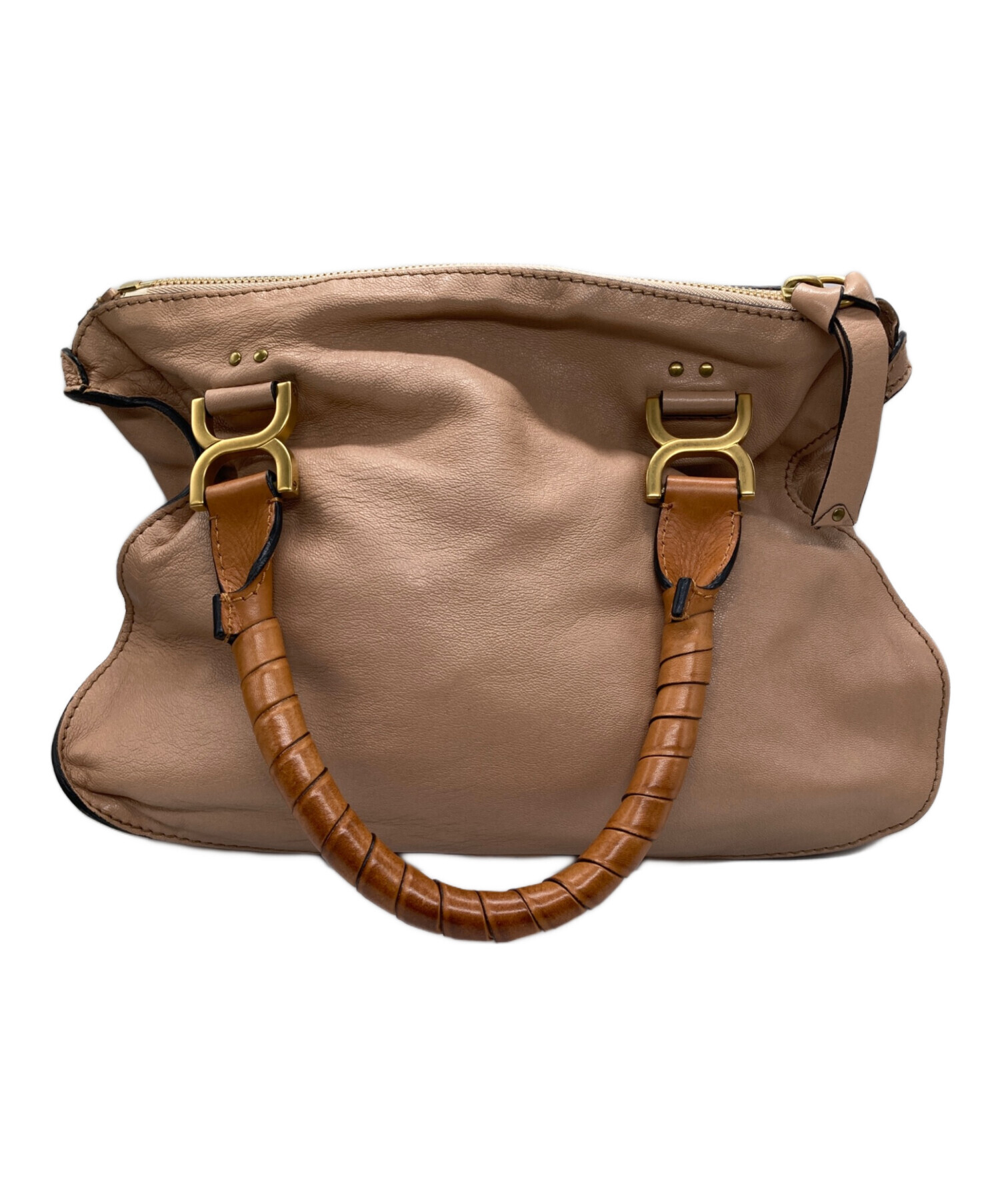 中古・古着通販】Chloe (クロエ) マーシーハンドバッグ ピンク