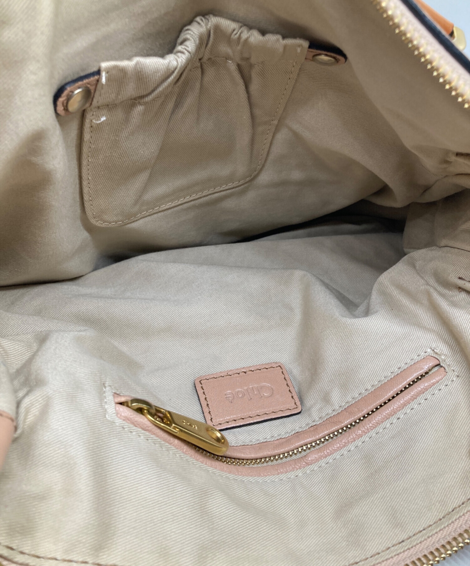 中古・古着通販】Chloe (クロエ) マーシーハンドバッグ ピンク