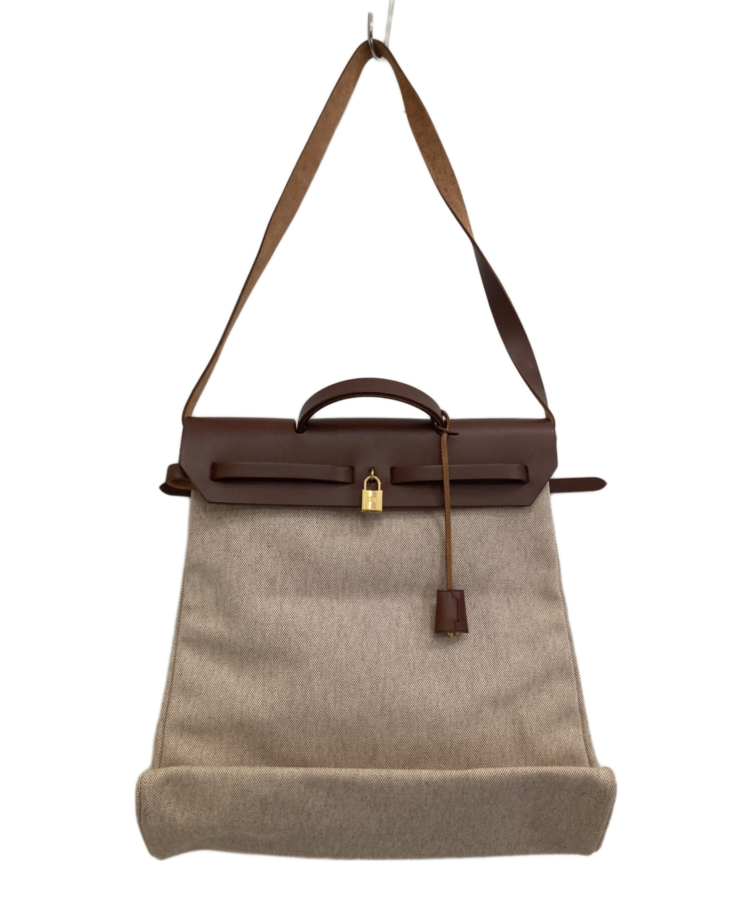 中古・古着通販】HERMES (エルメス) トートバッグ ブラウン｜ブランド