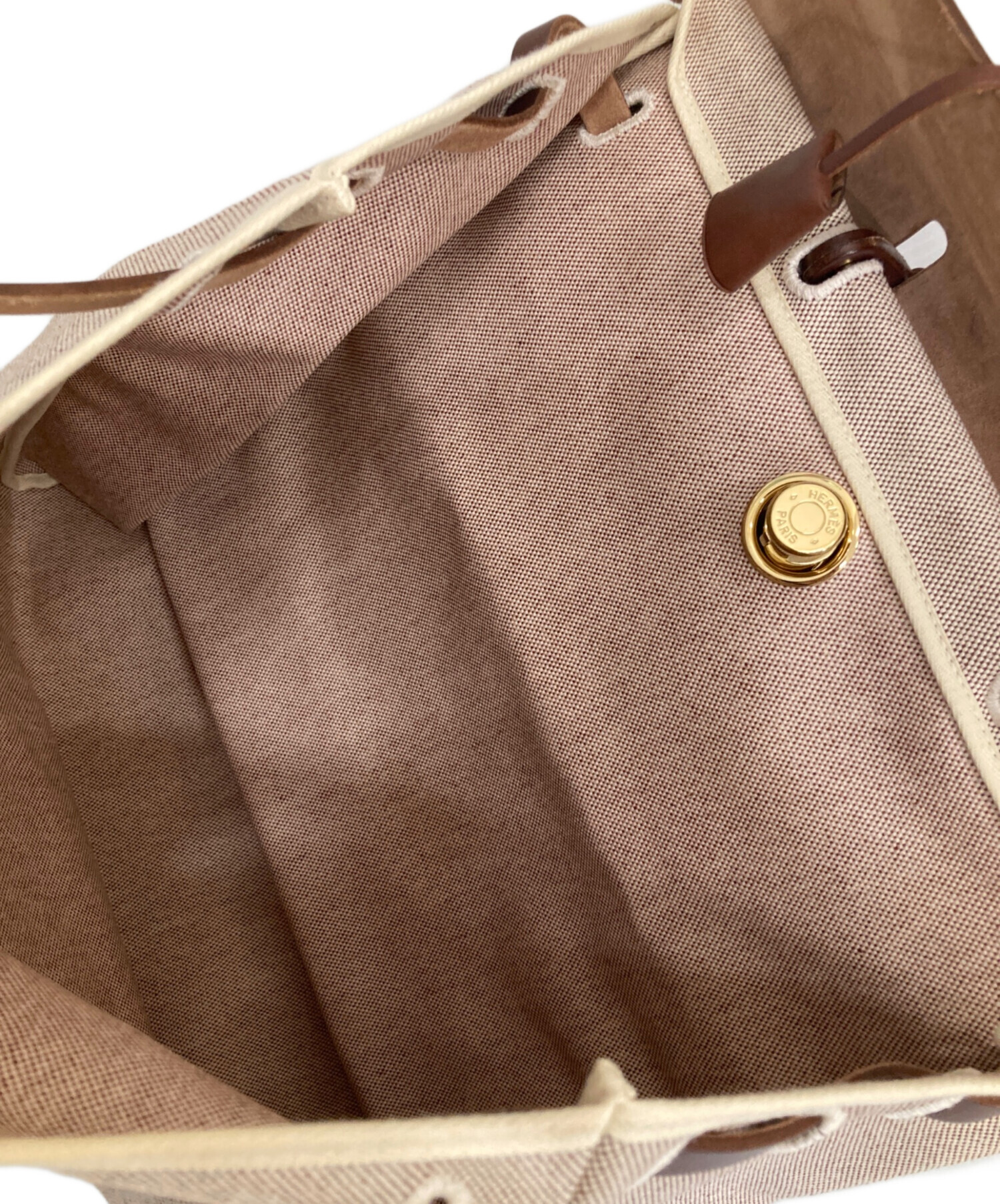 中古・古着通販】HERMES (エルメス) トートバッグ ブラウン｜ブランド