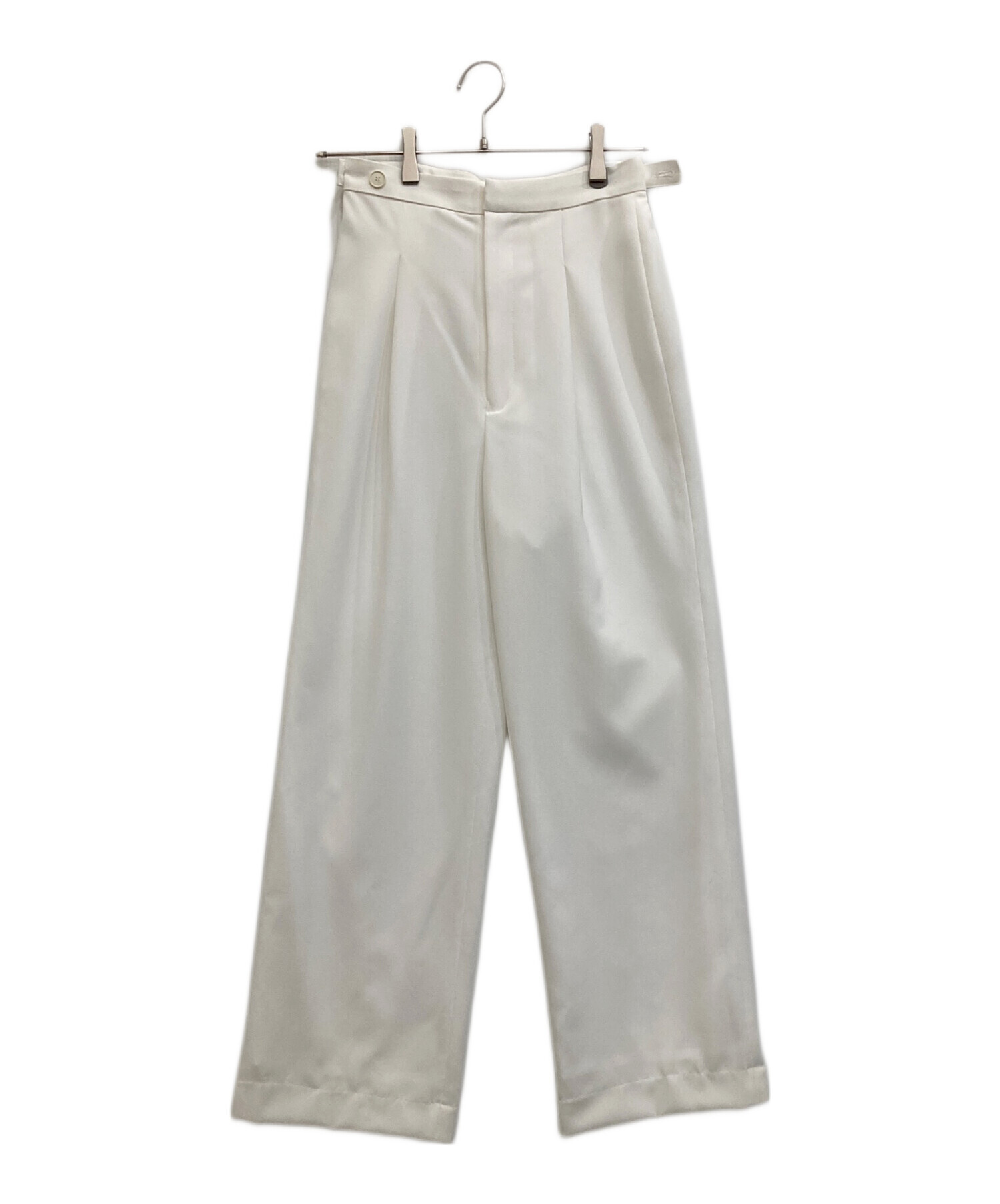 中古・古着通販】HYEON (ヘヨン) パンツ ホワイト サイズ:-｜ブランド