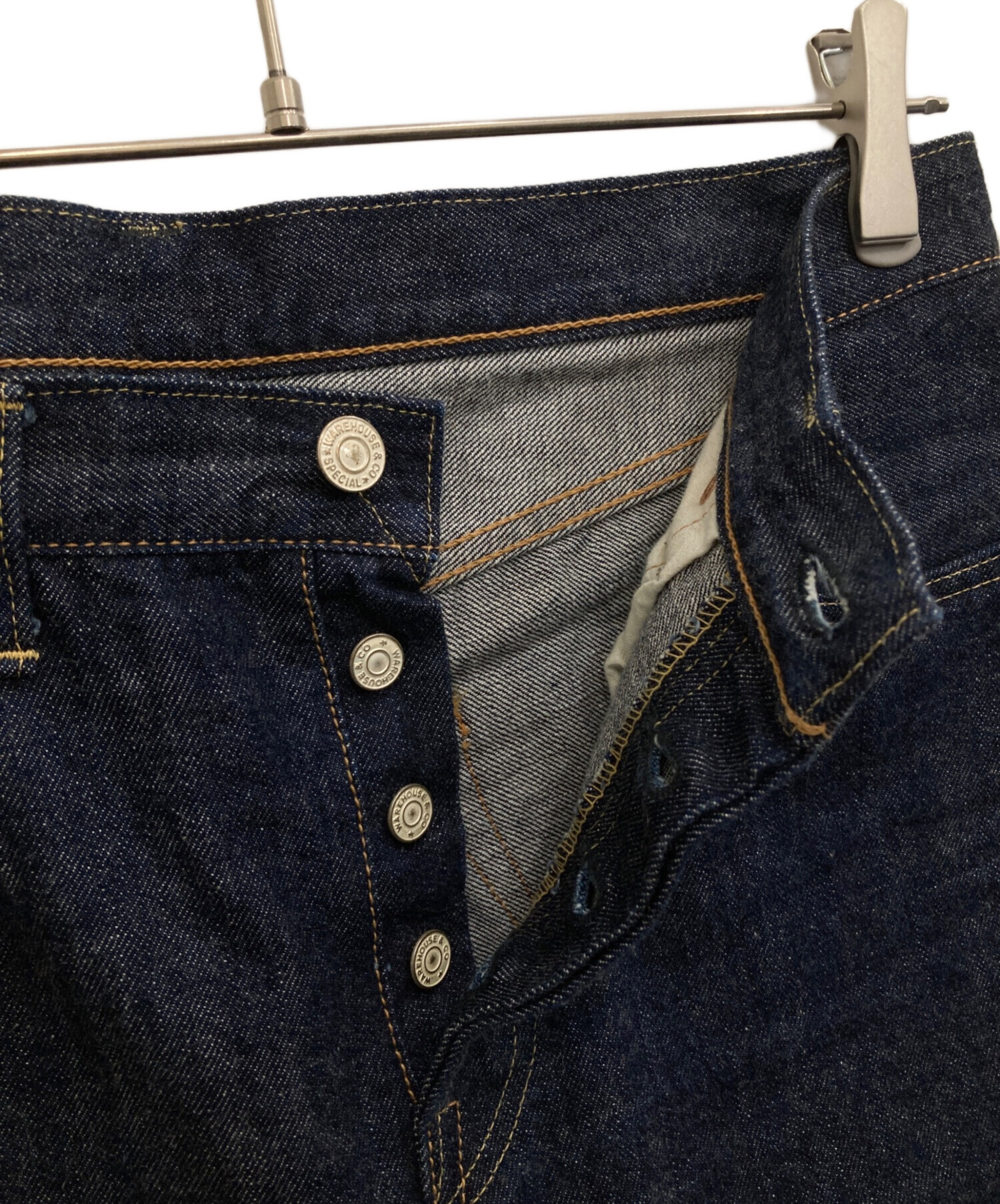 中古・古着通販】WAREHOUSE (ウエアハウス) セルビッチデニムパンツ