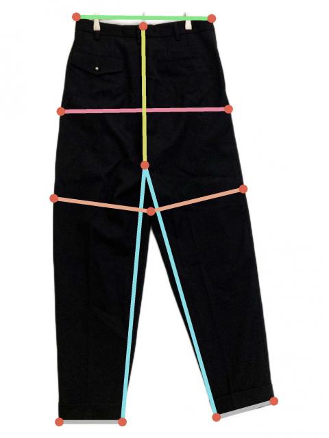 マリアーノ　スラックス 中古・古着通販】MAGLIANO (マリアーノ) スラックス ブラック サイズ