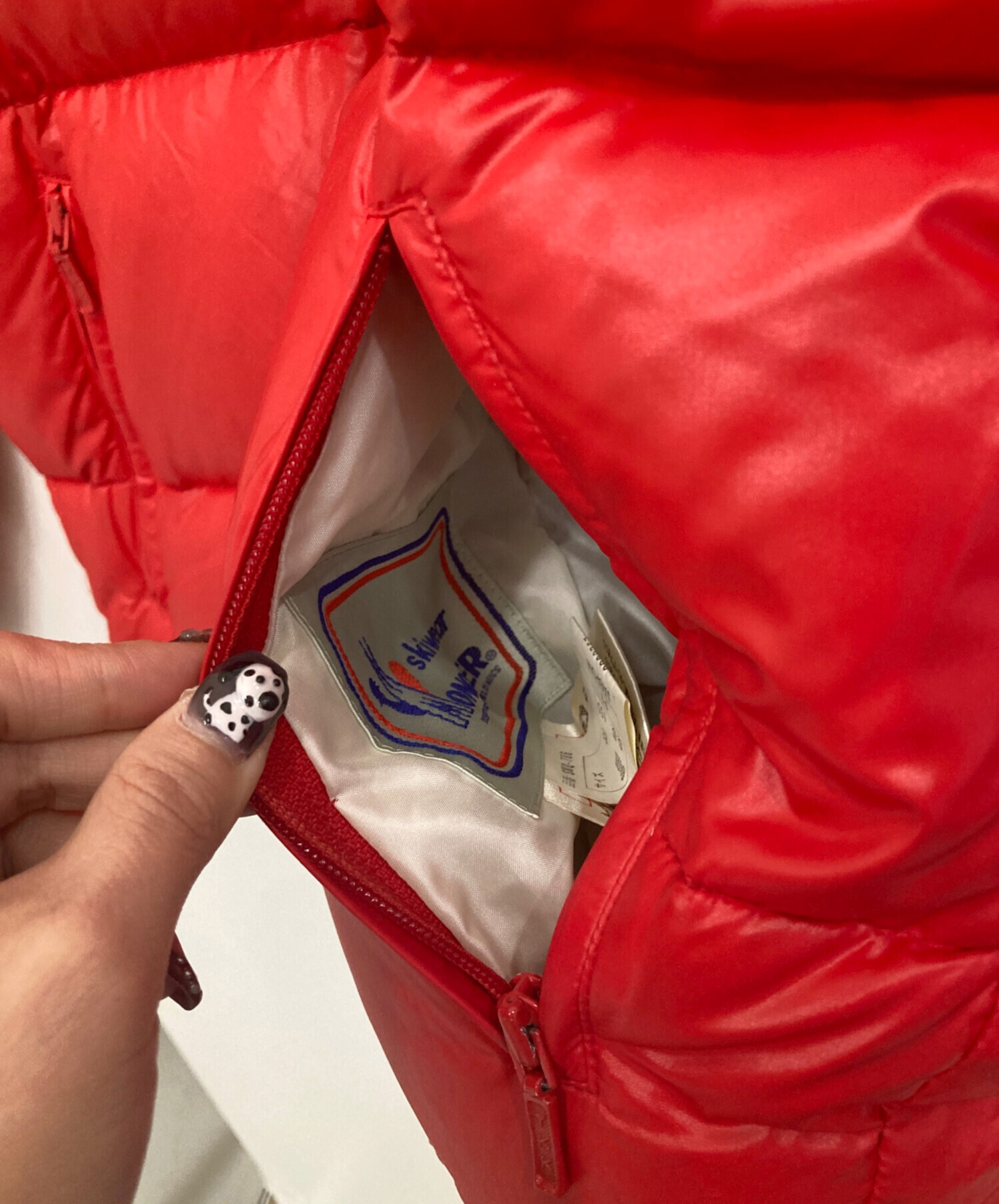 中古・古着通販】MONCLER (モンクレール) ダウンジャケット レッド 