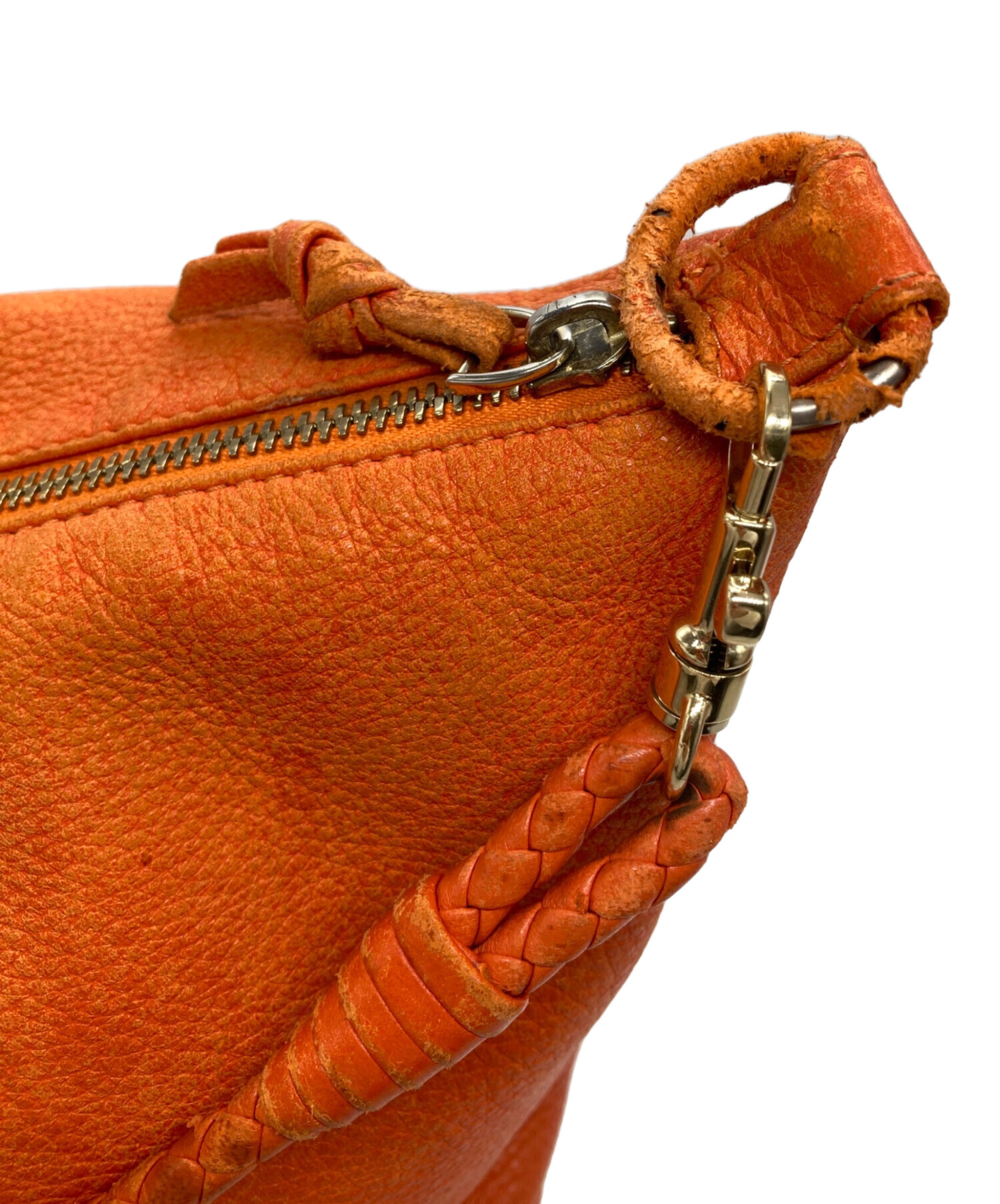 中古・古着通販】BOTTEGA VENETA (ボッテガベネタ) レザーハンドバッグ 