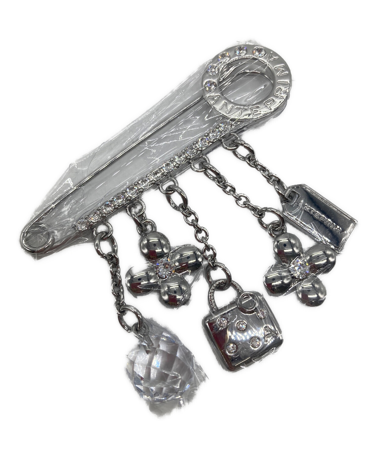 中古・古着通販】ANTEPRIMA (アンテプリマ) ピンブローチ シルバー 未