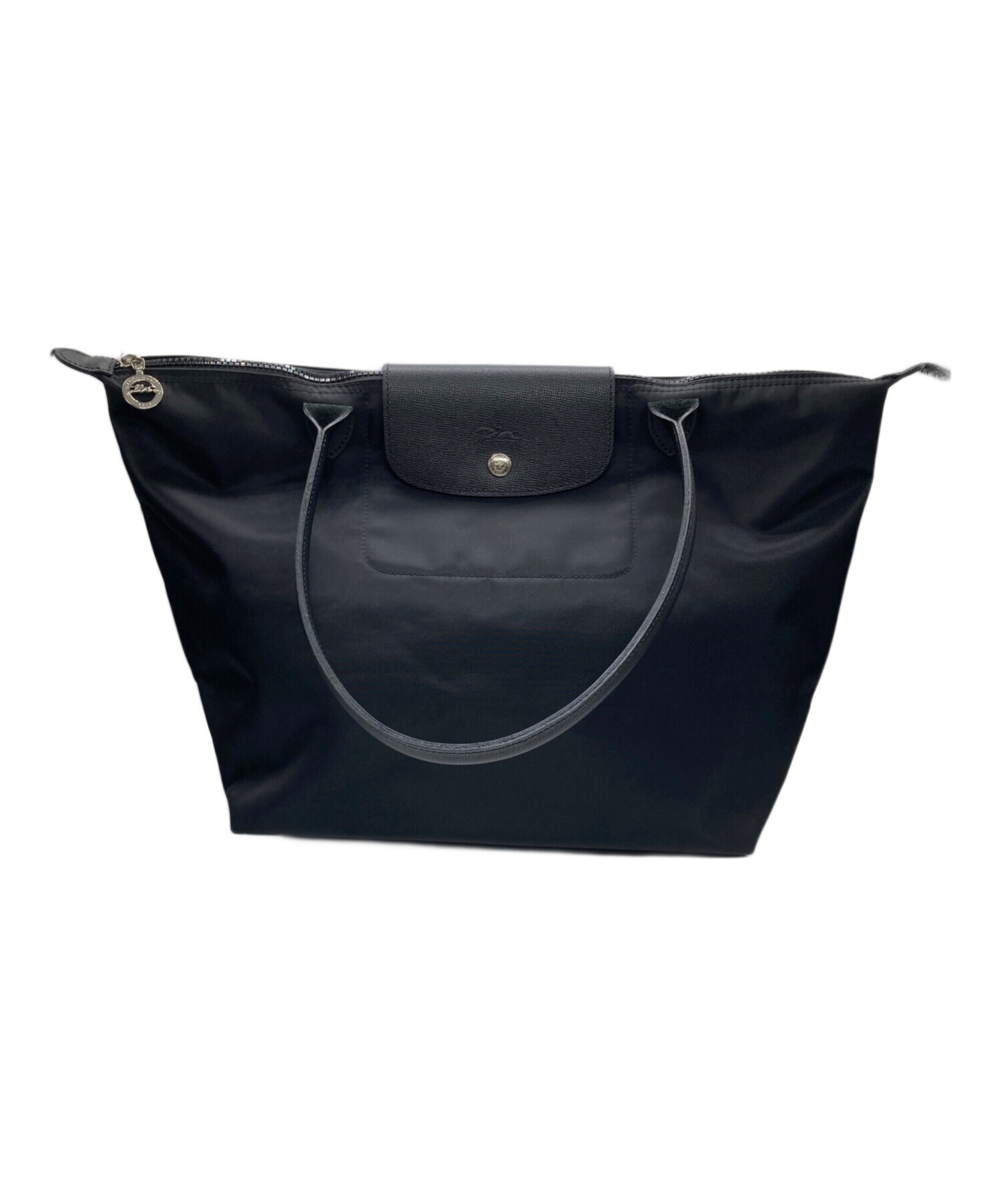 中古・古着通販】LONGCHAMP (ロンシャン) トートバッグ ブラック