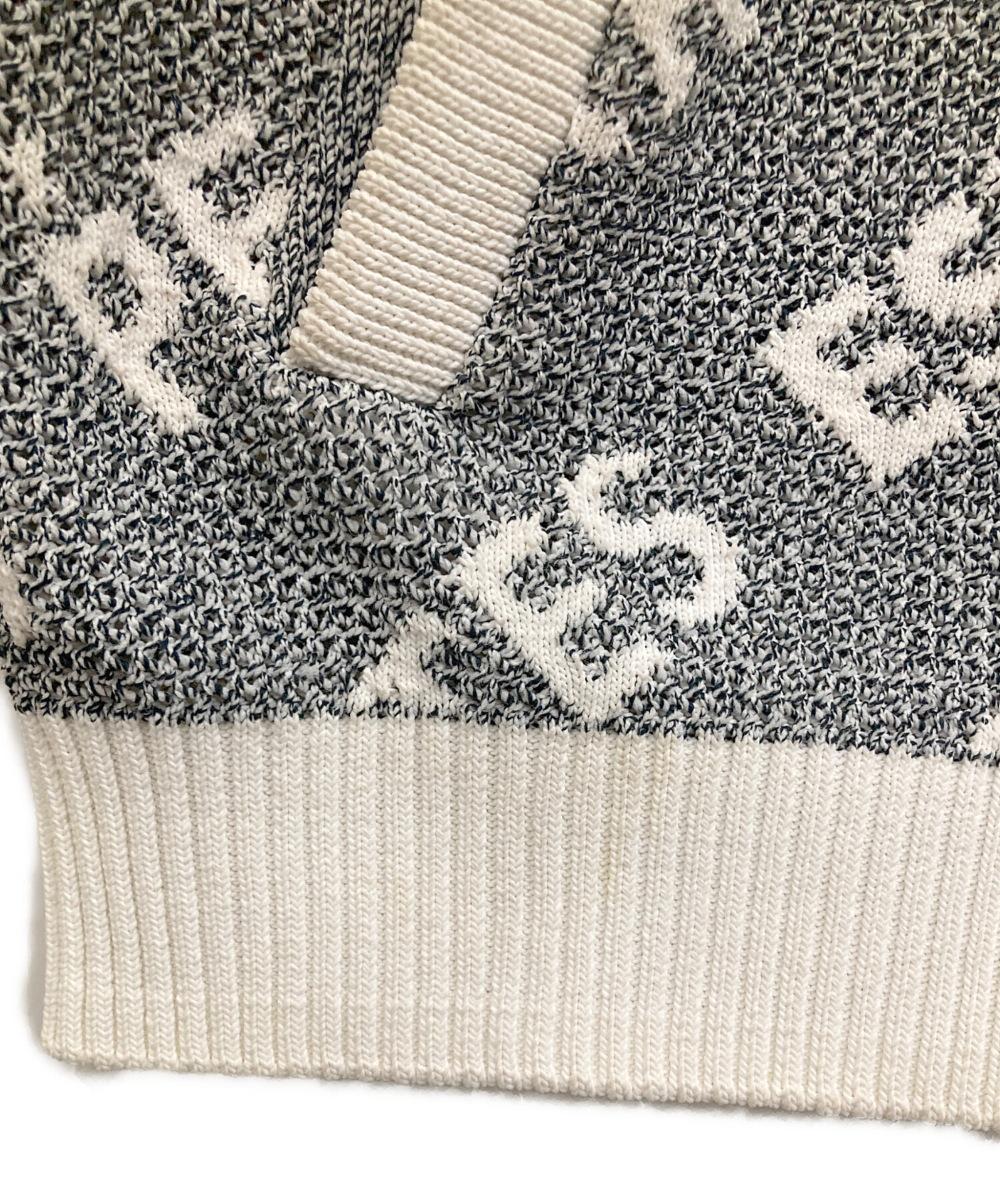 中古・古着通販】PEARLY GATES (パーリーゲイツ) ロゴジャガードジップ