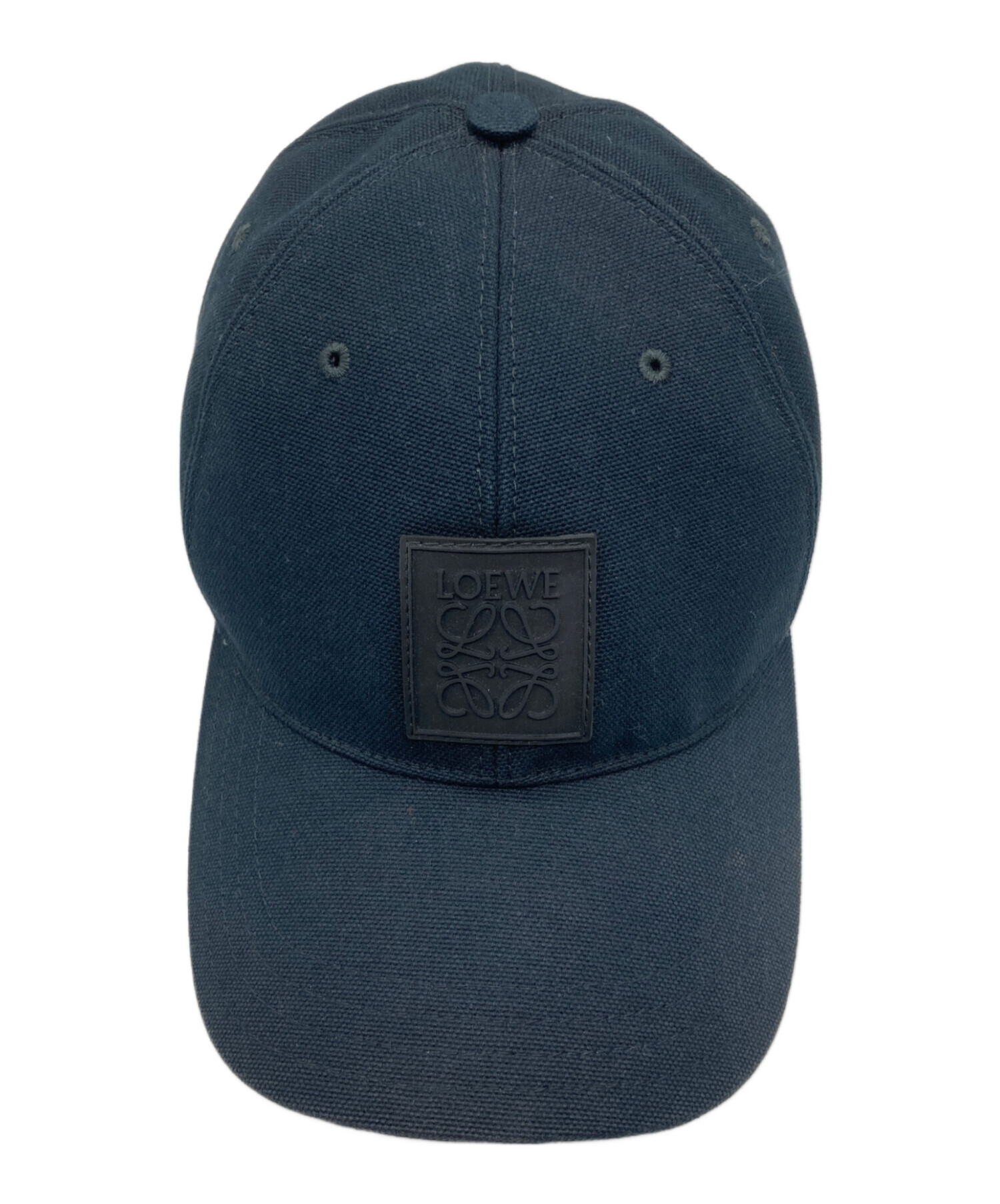 中古・古着通販】LOEWE (ロエベ) アナグラムパッチ キャップ ネイビー