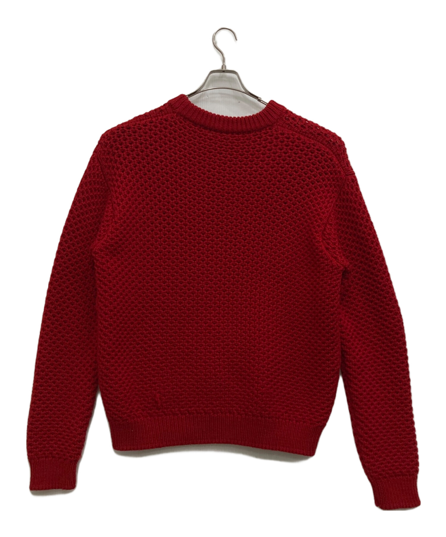 中古・古着通販】PRADA (プラダ) ウールニット レッド サイズ:56