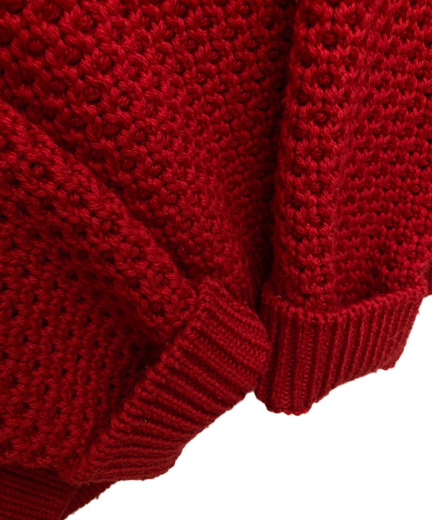 中古・古着通販】PRADA (プラダ) ウールニット レッド サイズ:56