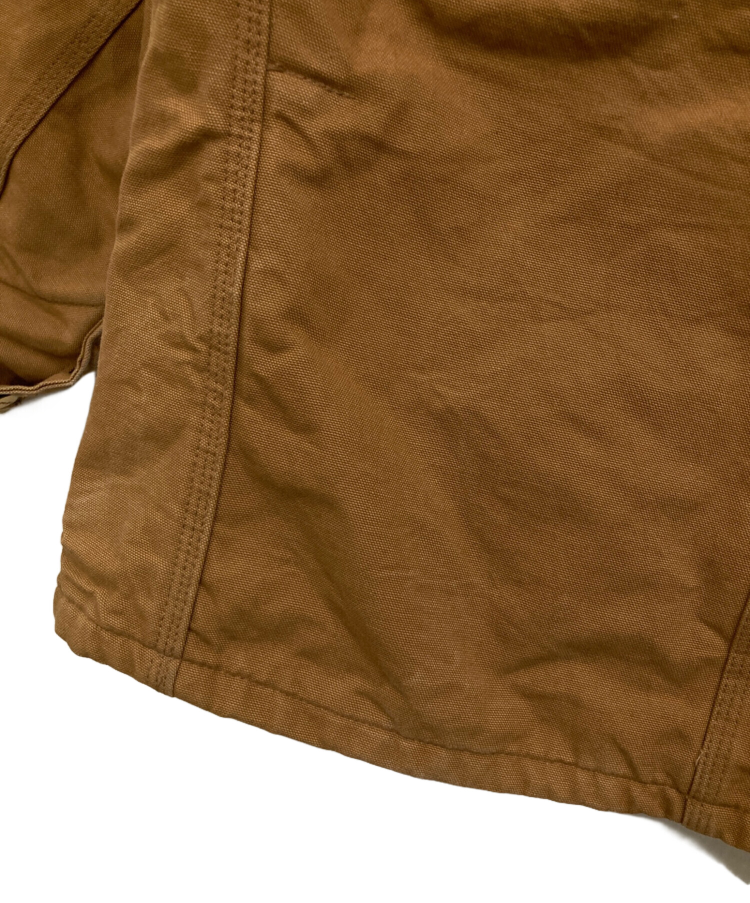 【値引き】Carhartt ミシガンコート チョアコート　裏地有　古着 古着 carhartt/ カーハート/ ミシガンチョアコート/ ダック地/ 裏地