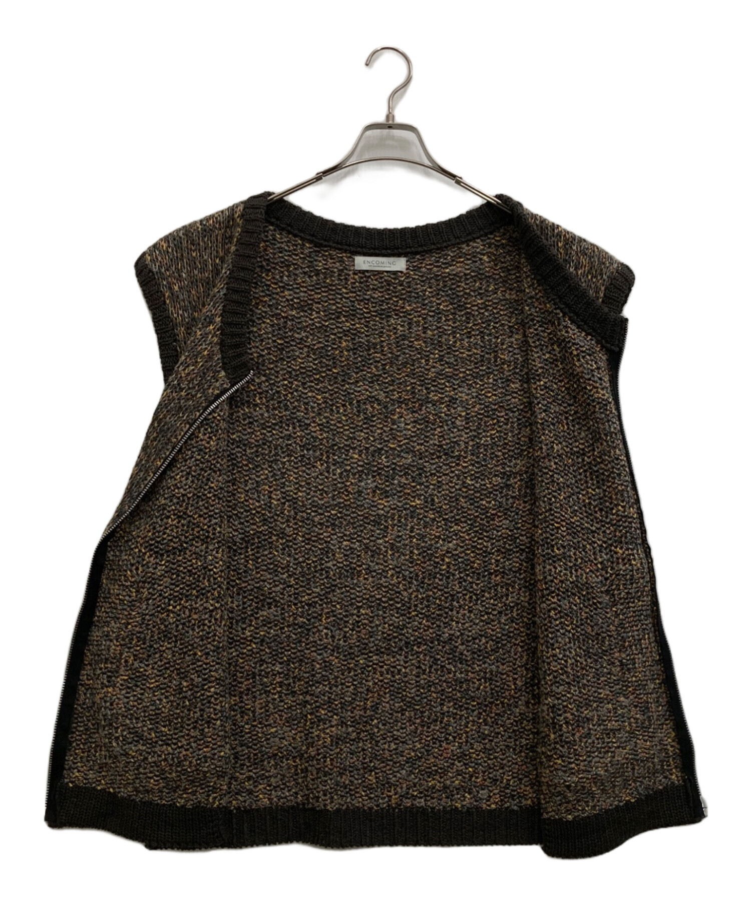中古・古着通販】ENCOMING (インカミング) KNITTED TWO POCKET VEST