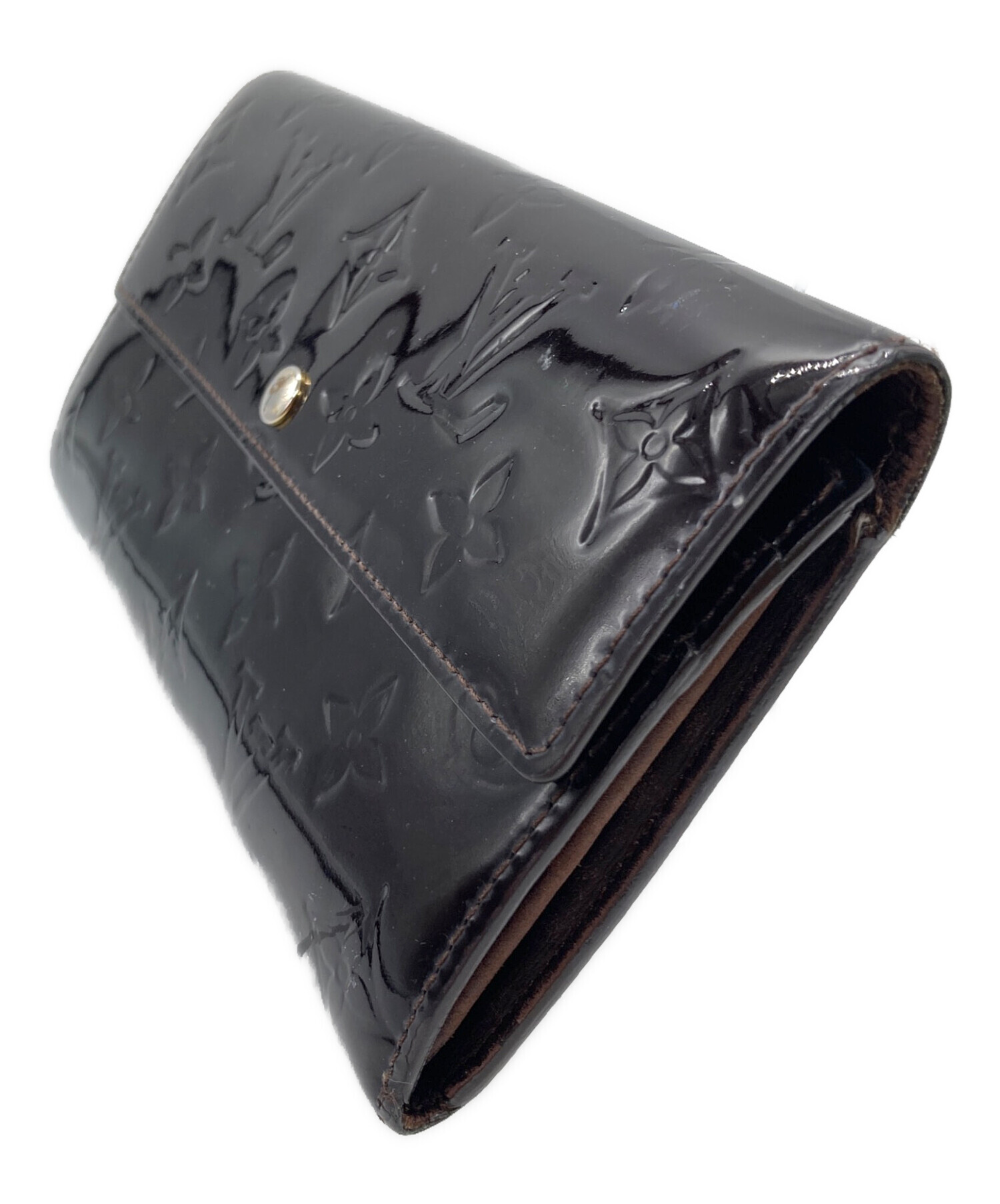 LOUIS VUITTON　長財布　エナメル 中古・古着通販】LOUIS VUITTON (ルイ ヴィトン) エナメル長財布