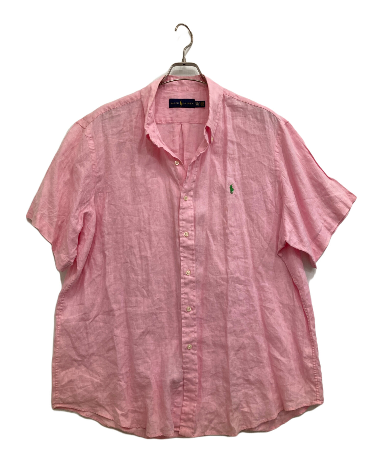 中古・古着通販】RALPH LAUREN (ラルフローレン) リネンシャツ ピンク