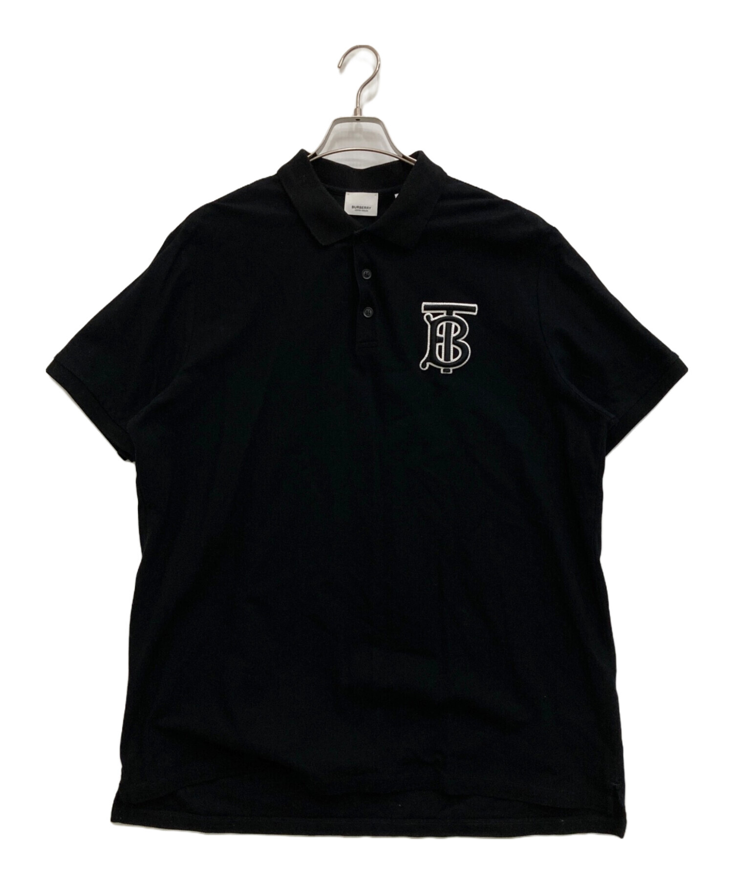 バーバリー黒ポロシャツタグ付き未使用 中古・古着通販】BURBERRY (バーバリー) ポロシャツ ブラック サイズ
