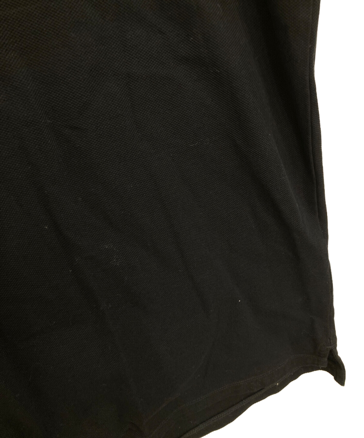 バーバリー黒ポロシャツタグ付き未使用 中古・古着通販】BURBERRY (バーバリー) L/Sポロシャツ ブラック