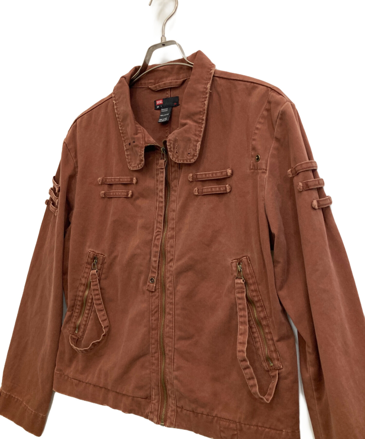 中古・古着通販】DIESEL (ディーゼル) ダメージ加工ワークジャケット
