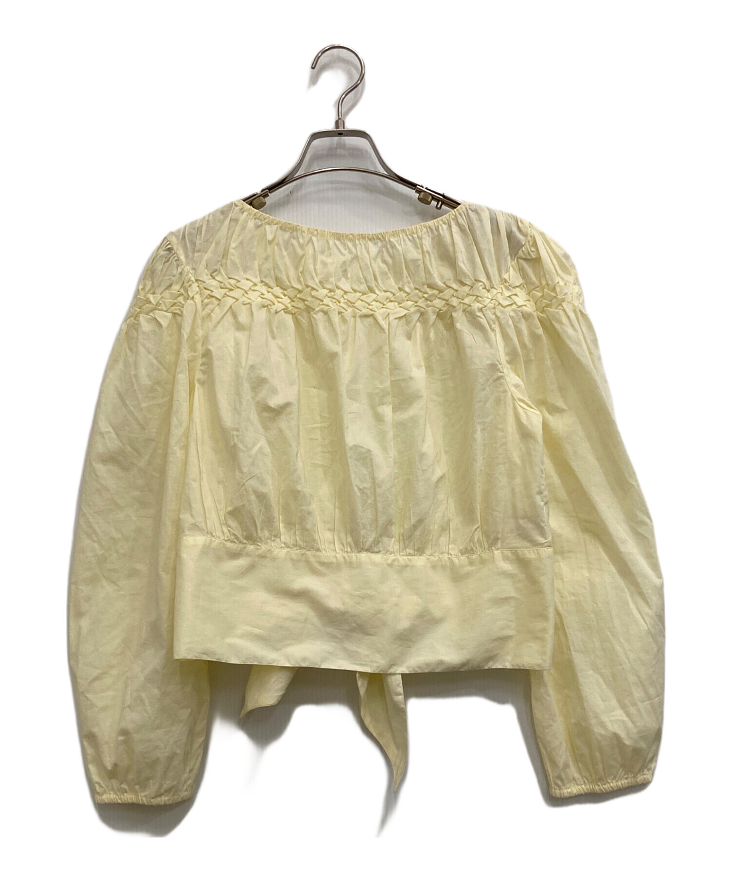 Merlette マーレット ブラウス レディース 【古着】【中古】 中古・古着通販】Merlette (マーレット) バックリボンクロップド