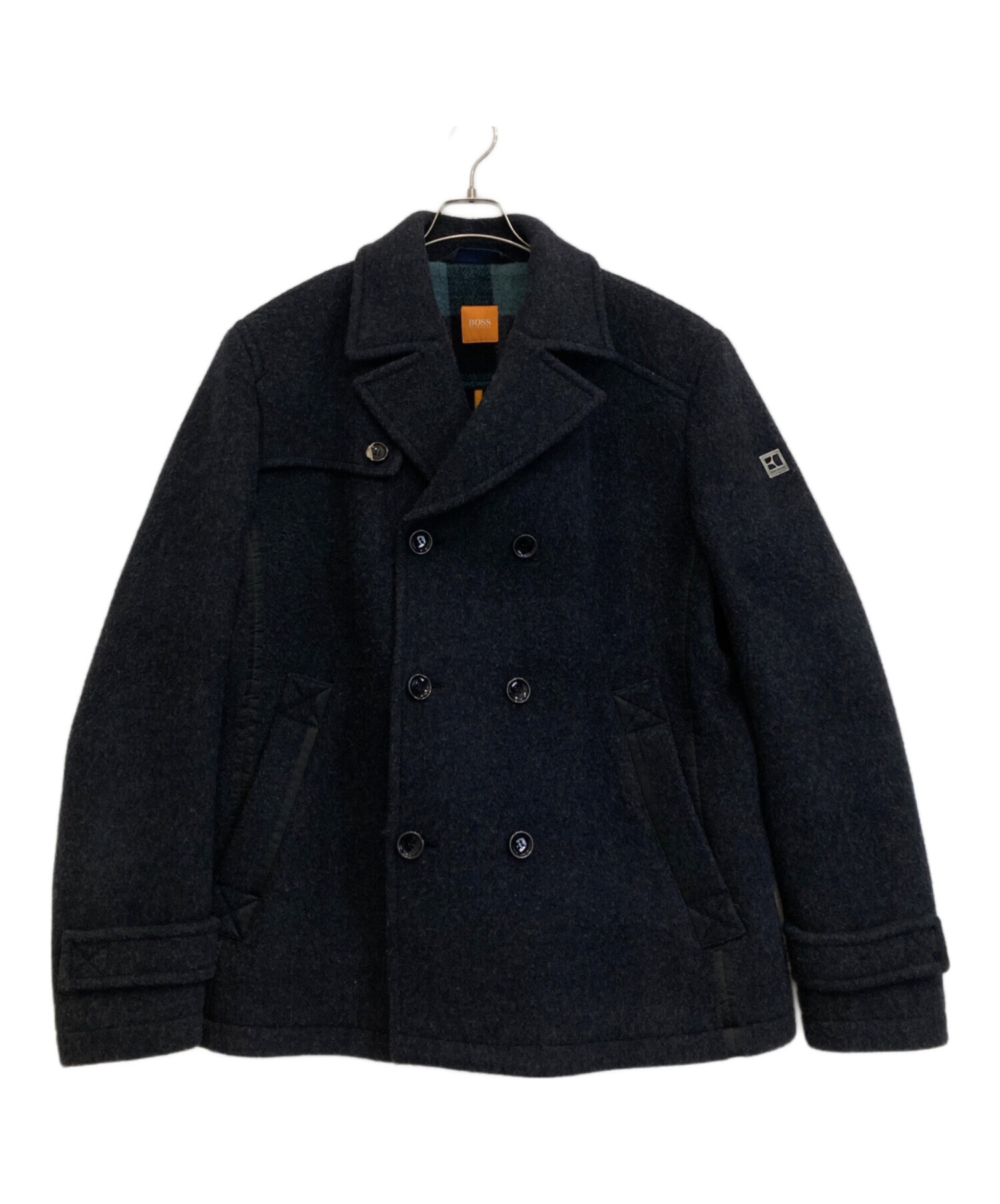 中古・古着通販】BOSS HUGO BOSS (ボス ヒューゴボス) Pコート グレー