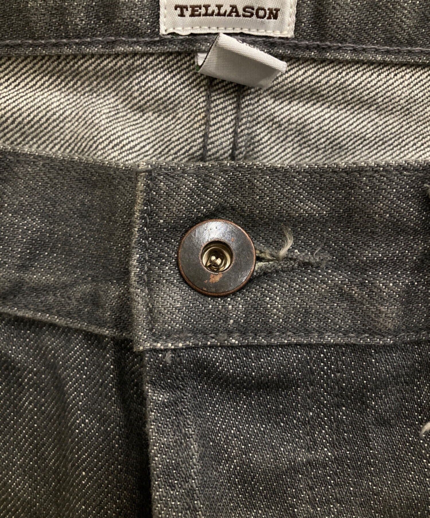 中古・古着通販】TELLASON (テラソン) デニムパンツ グレー サイズ:30