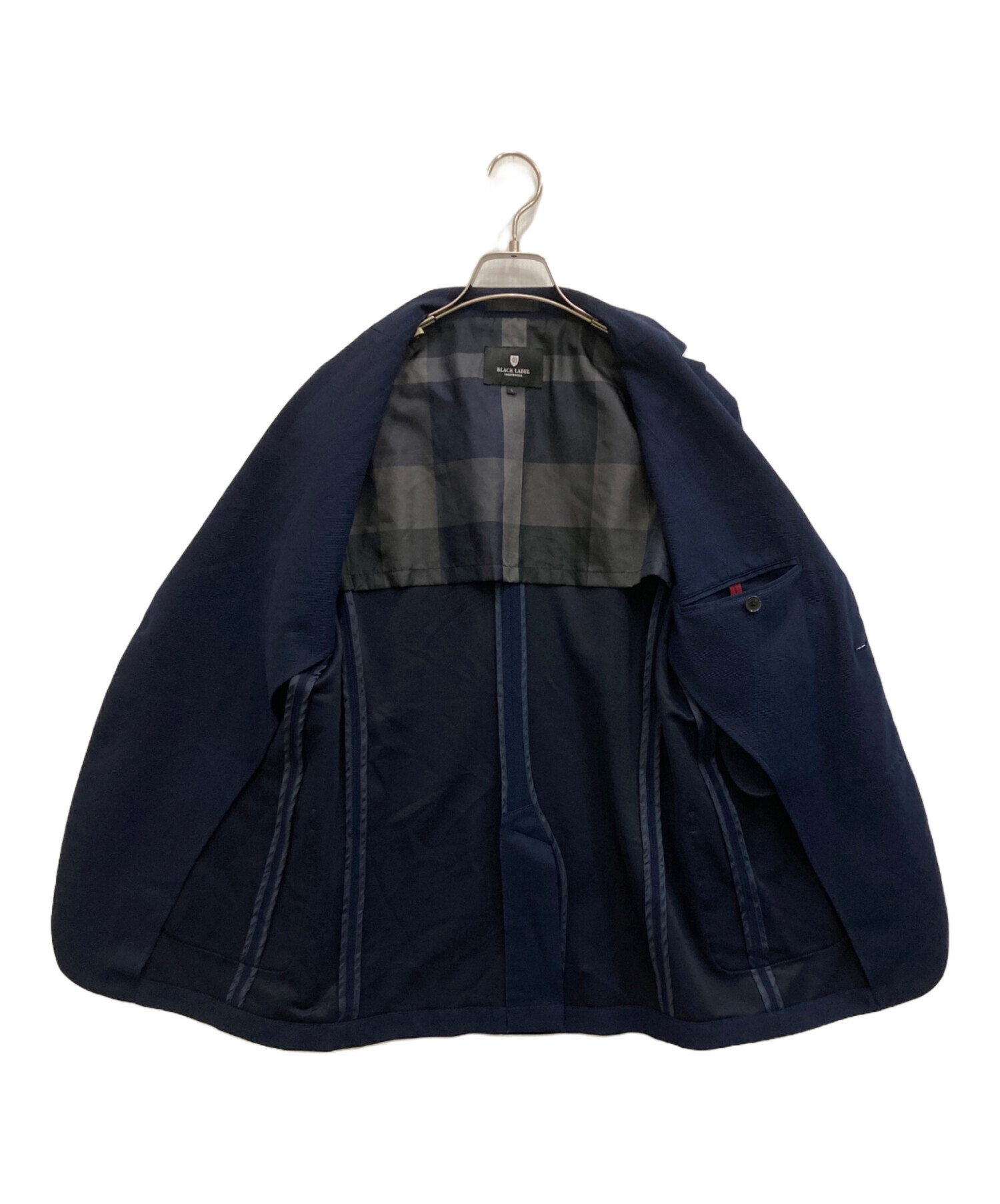 極美品　ブラックレーベルクレストブリッジ　テーラードジャケット　ネイビー 送料無料】BLACK LABEL CRESTBRIDGEのテーラードジャケット