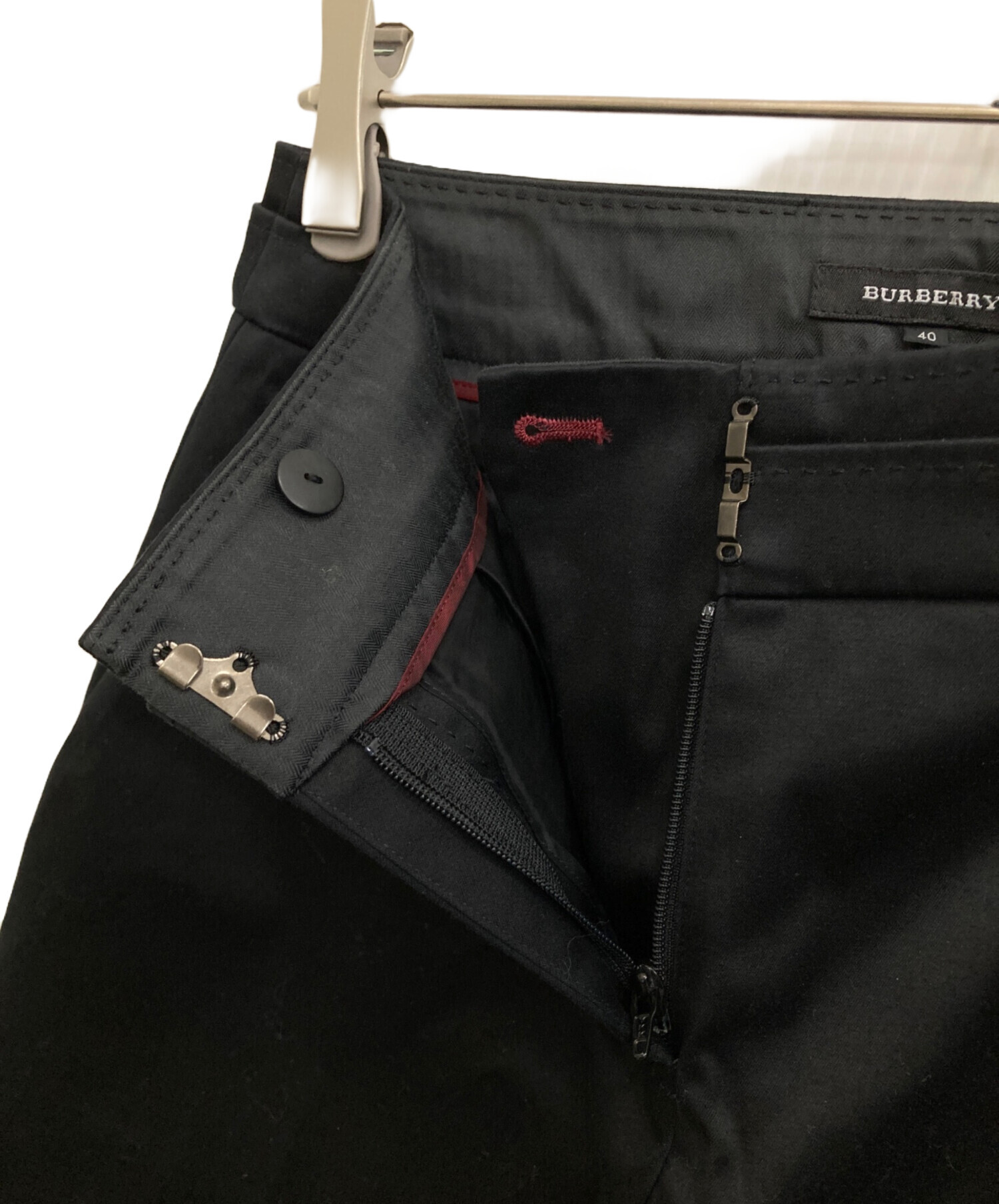 中古・古着通販】BURBERRY (バーバリー) ダブルウエストパンツ