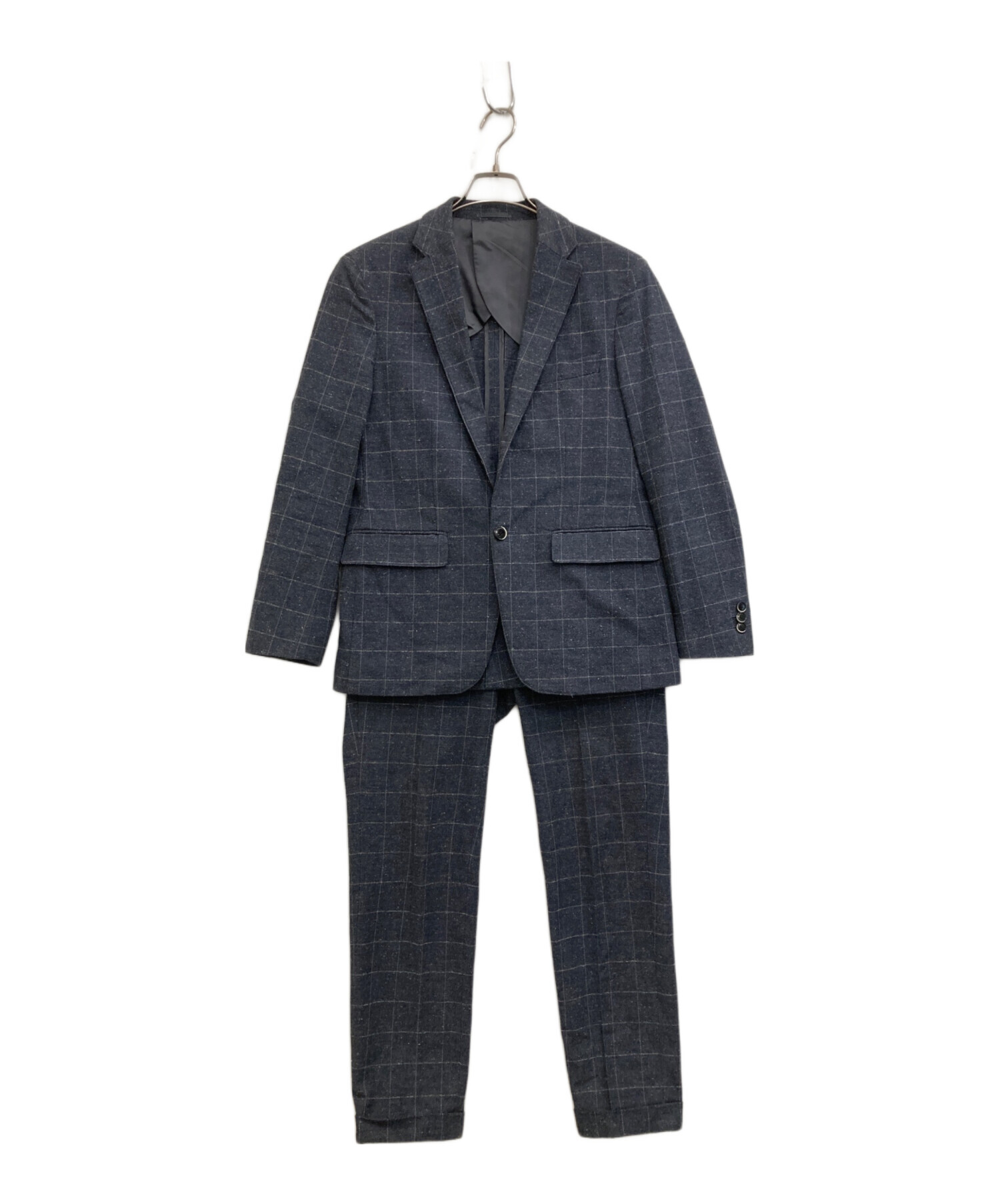 中古・古着通販】EDIFICE (エディフィス) セットアップスーツ ネイビー